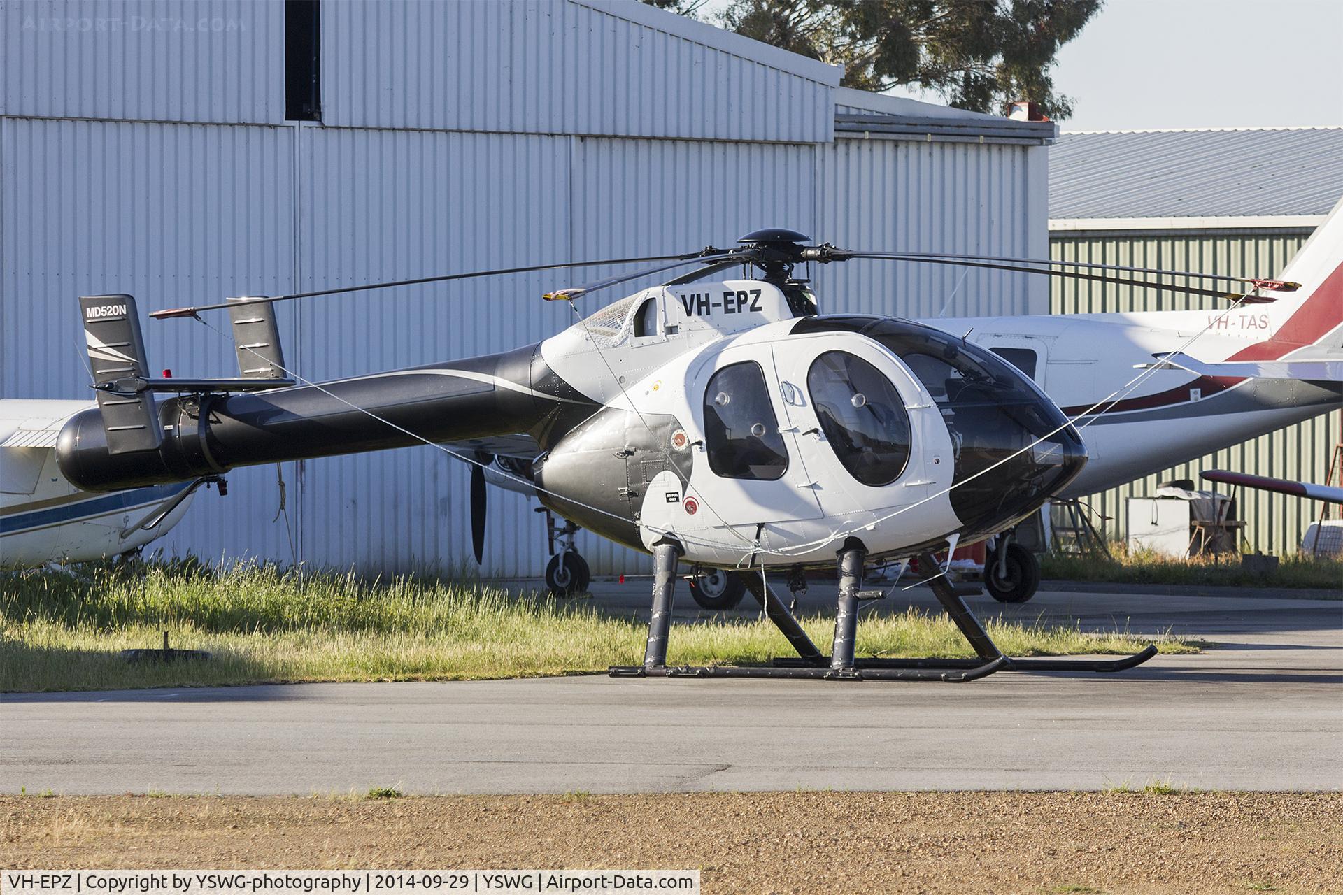 VH-EPZ, 1992 McDonnell Douglas MD-520N C/N LN053, Gunn Resources (VH-EPZ) McDonnell Douglas Helicopters MD-520N at Wagga Wagga Airport.