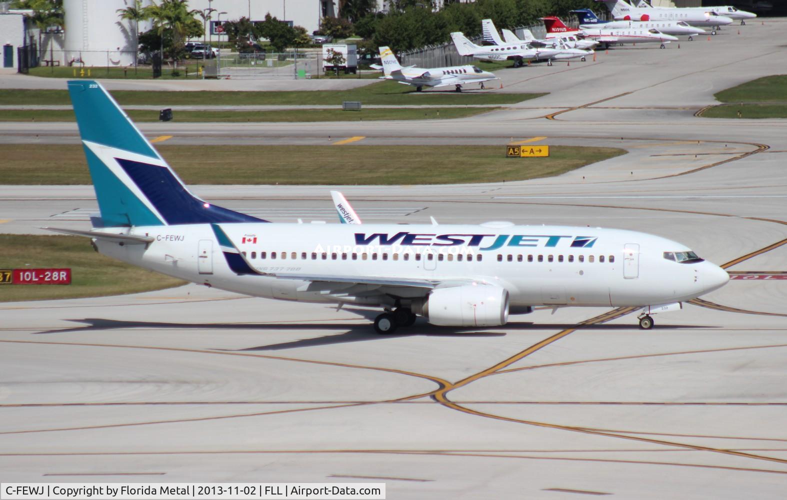 C-FEWJ, 2005 Boeing 737-7CT C/N 32769, West Jet 737-700