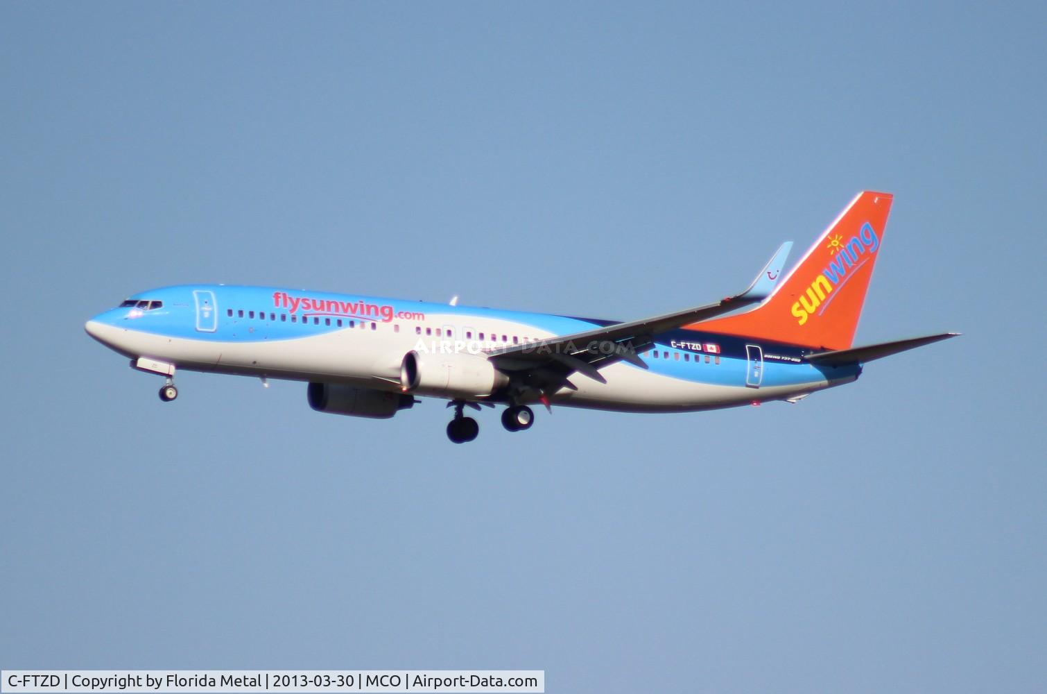 C-FTZD, 2007 Boeing 737-8K5 C/N 35132, Sunwing 737-800