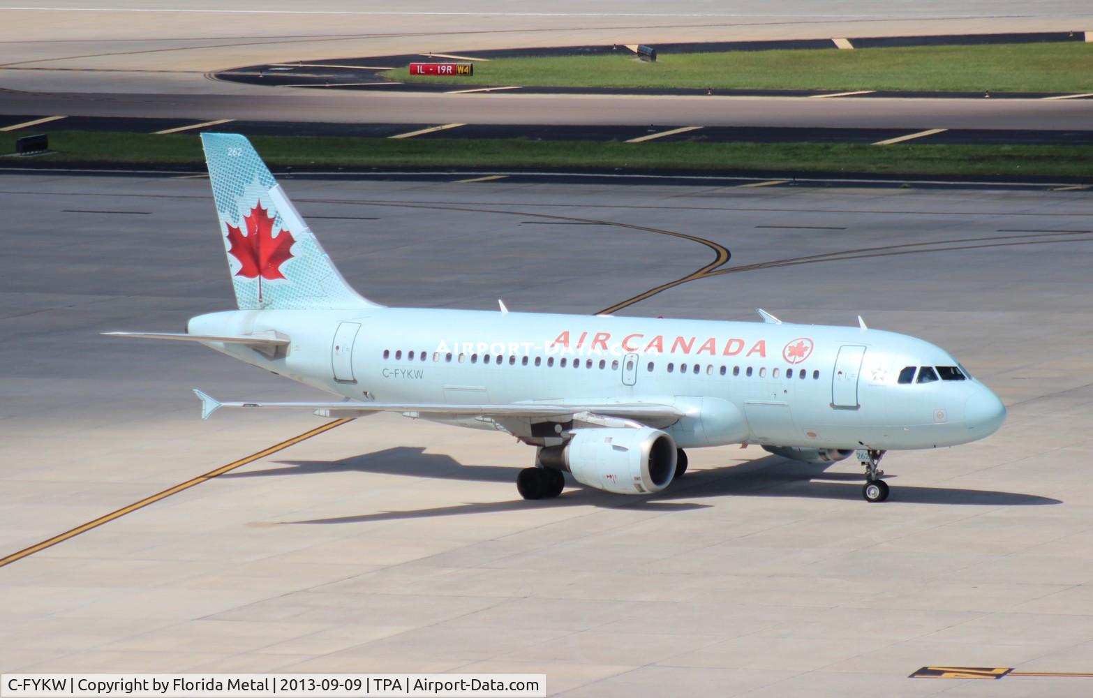 C-FYKW, 1997 Airbus A319-114 C/N 695, Air Canada A319