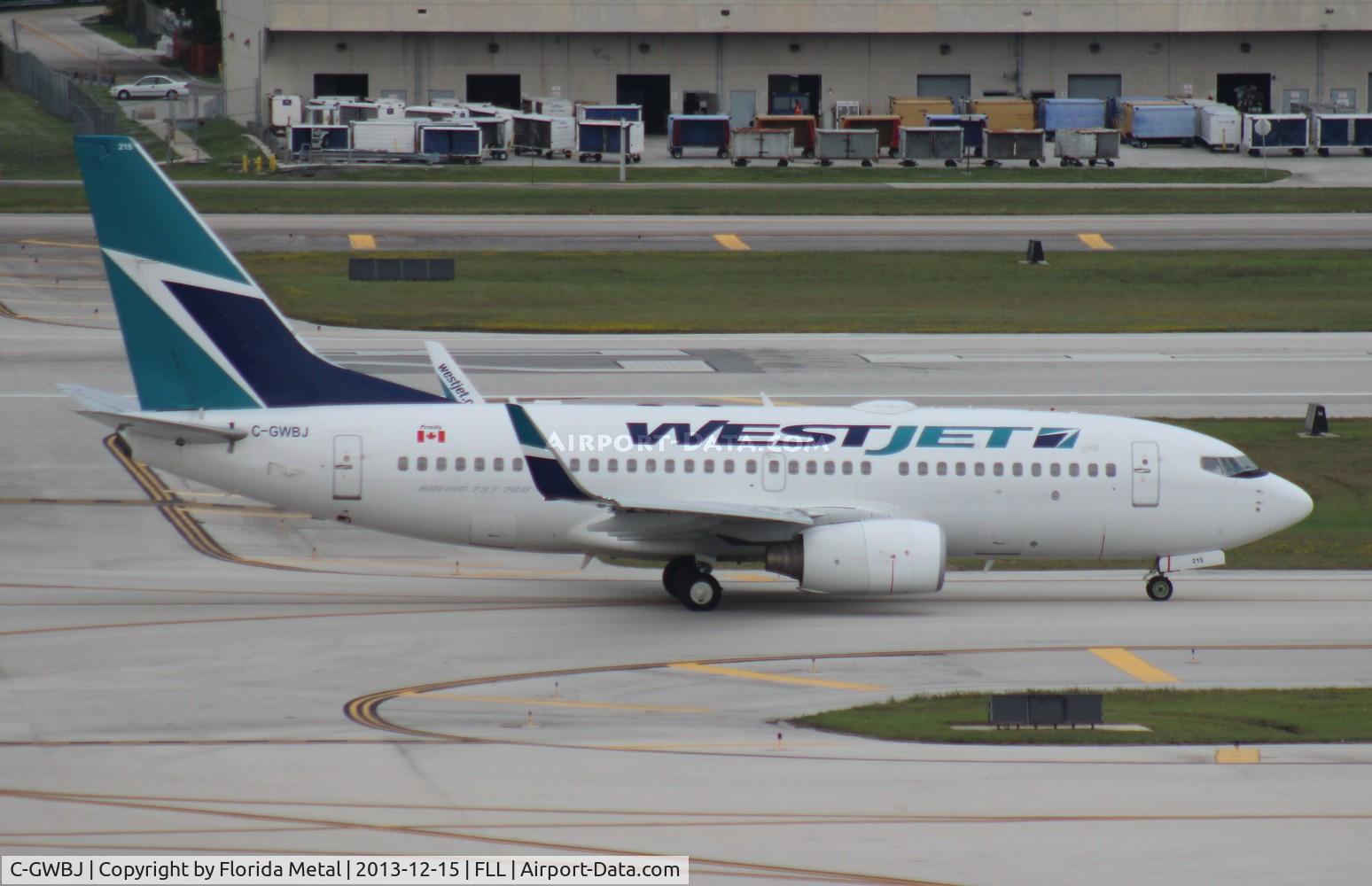 C-GWBJ, 2003 Boeing 737-7CT C/N 32754, West Jet 737-700