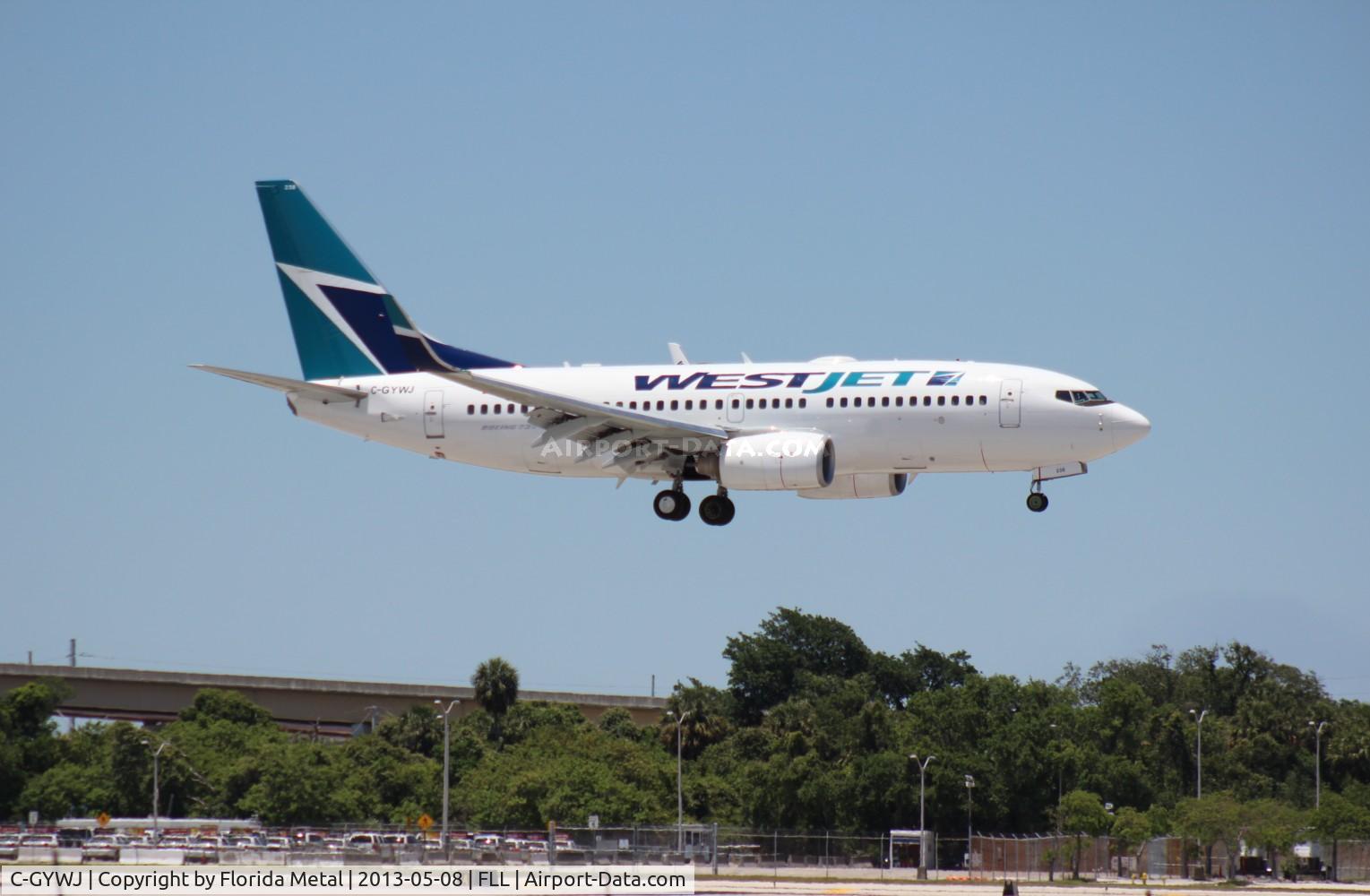 C-GYWJ, 2006 Boeing 737-7CT C/N 32772, West Jet 737-700