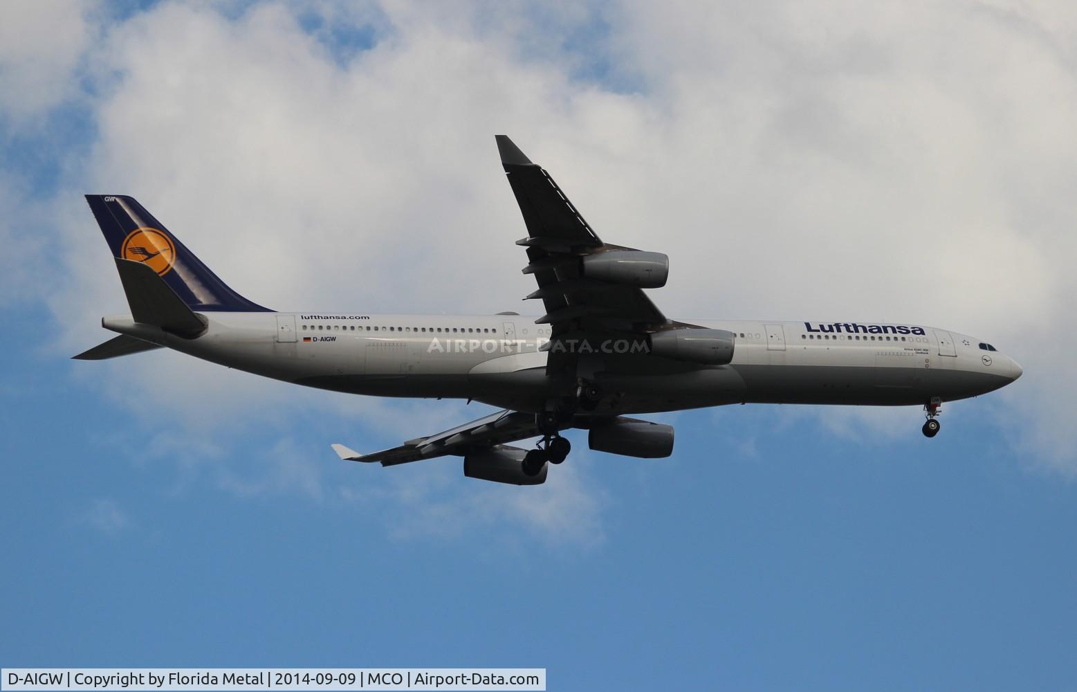 D-AIGW, 2000 Airbus A340-313X C/N 327, Lufthansa A340-300