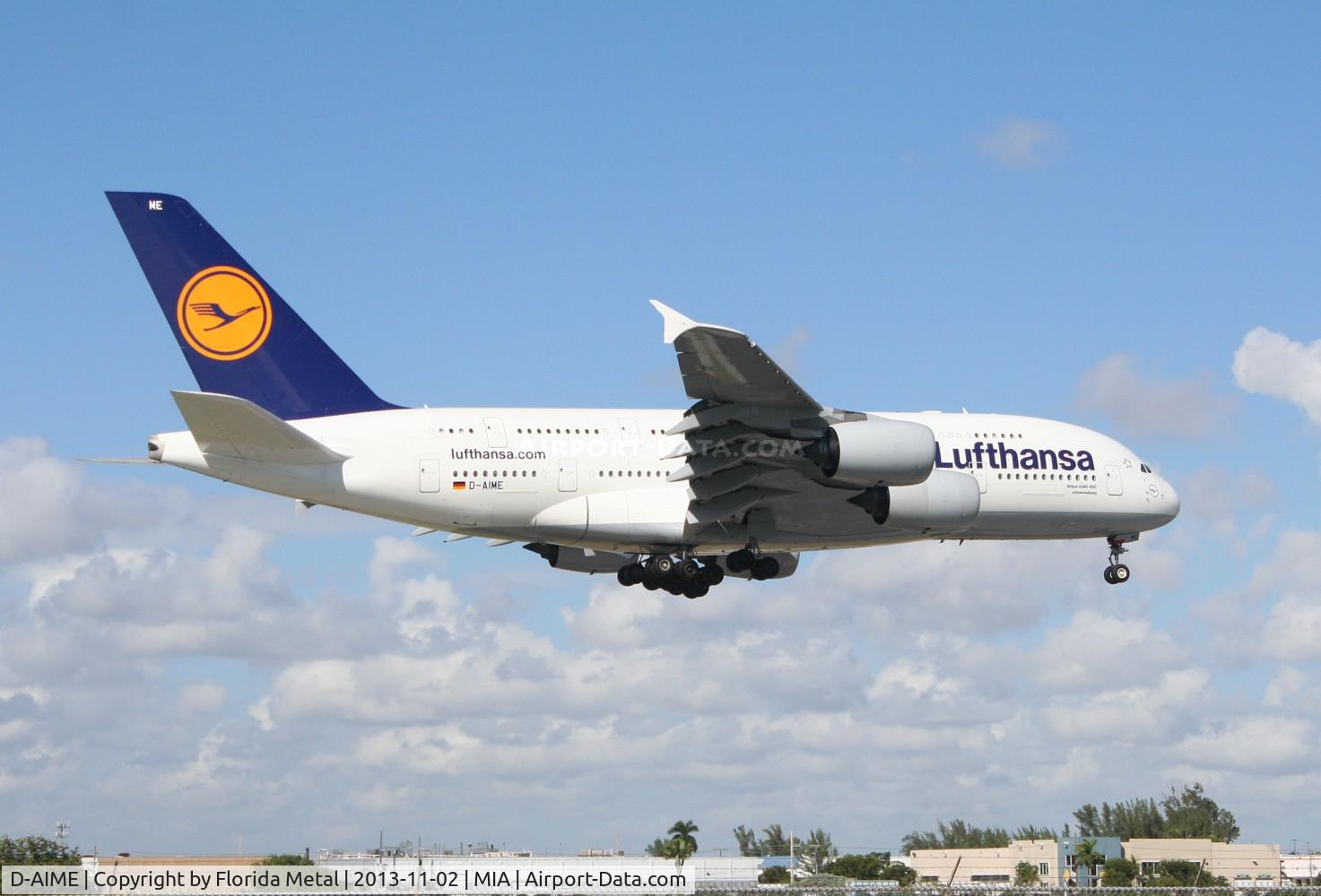 D-AIME, 2010 Airbus A380-841 C/N 061, Lufthansa A380