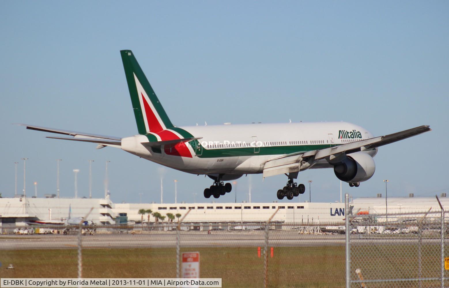 EI-DBK, 2003 Boeing 777-243/ER C/N 32783, Alitalia 777-200