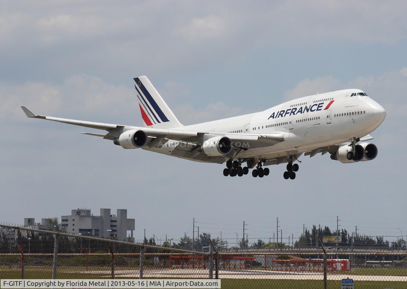 F-GITF, 1992 Boeing 747-428 C/N 25602, Air France 747-400