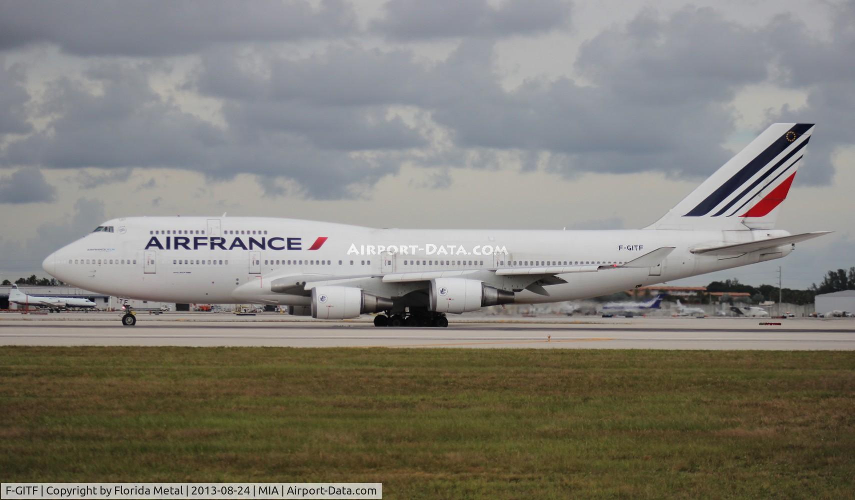 F-GITF, 1992 Boeing 747-428 C/N 25602, Air France 747-400