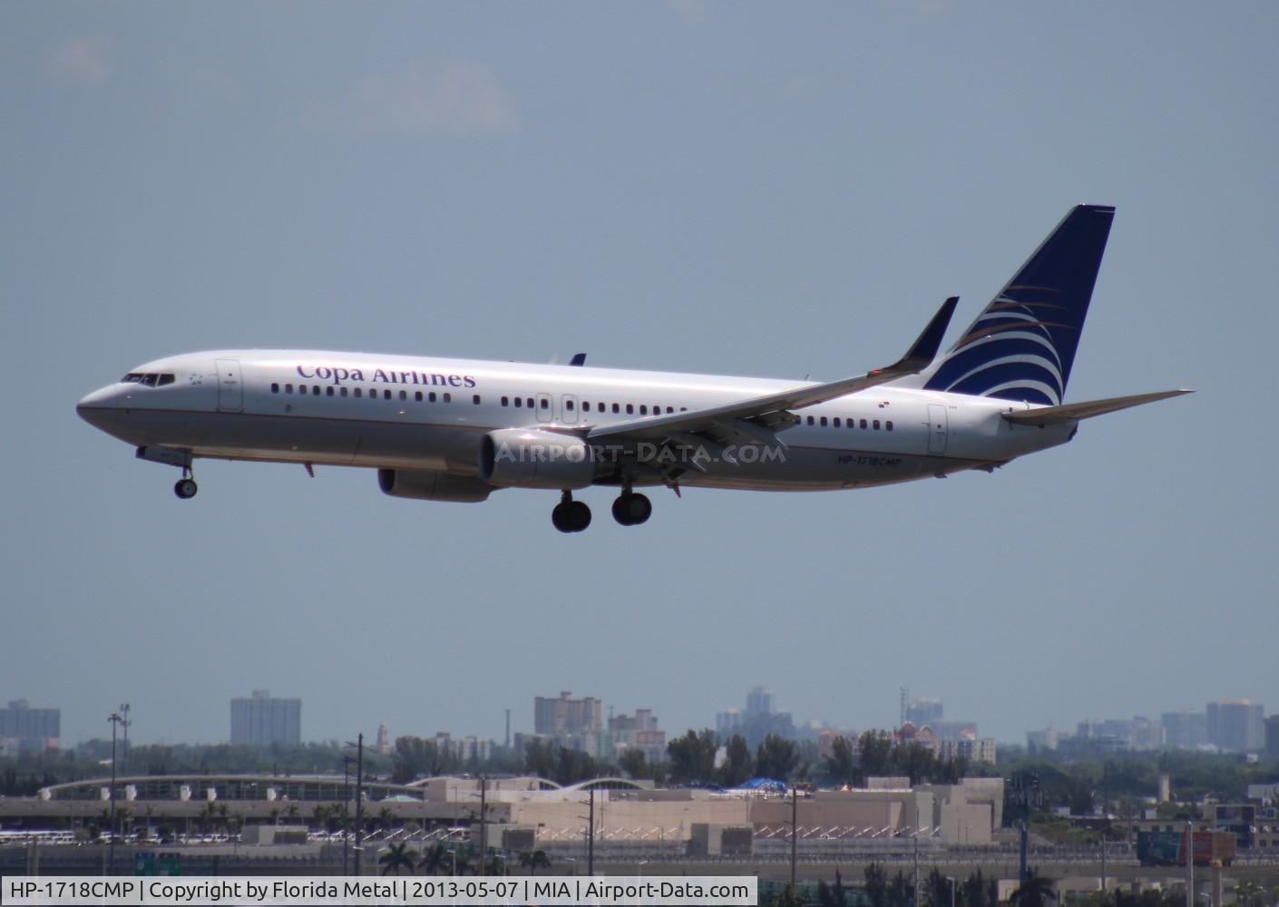 HP-1718CMP, 2011 Boeing 737-8V3 C/N 38139, Copa 737-800