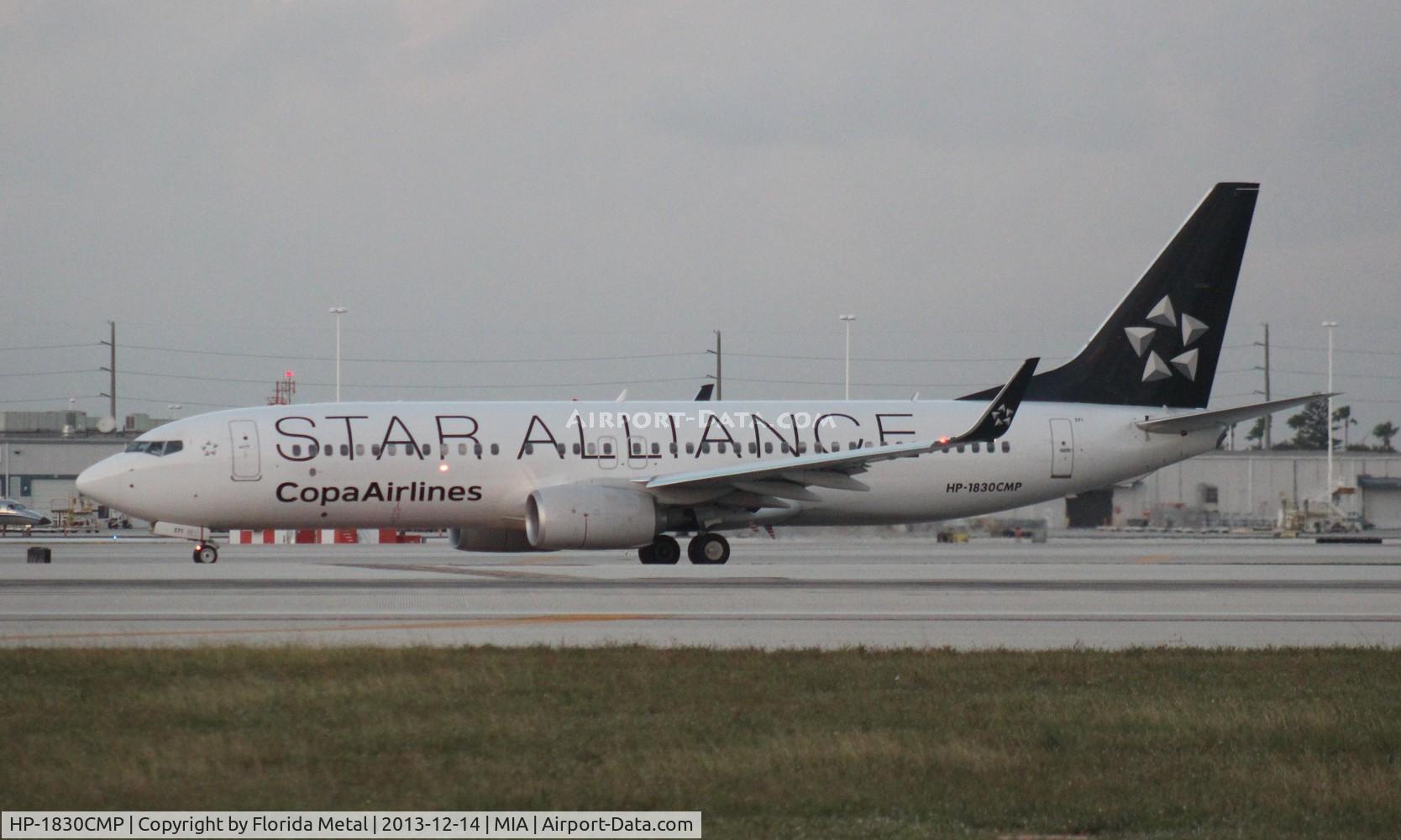 HP-1830CMP, 2013 Boeing 737-8V3 C/N 40781, Copa Star Alliance 737-800