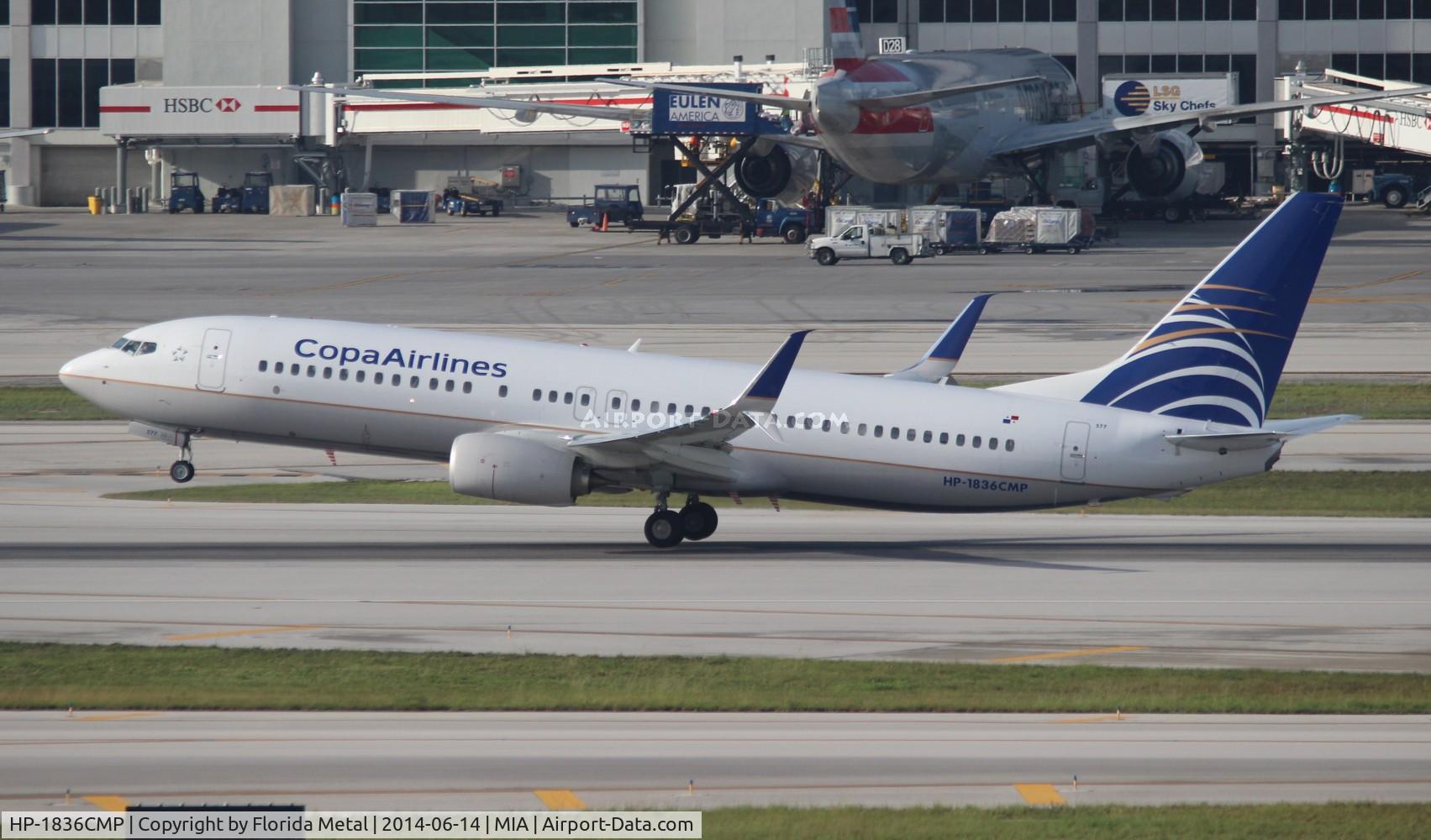 HP-1836CMP, 2014 Boeing 737-8V3 C/N 40782, Copa 737-800 with new split scimitar winglets