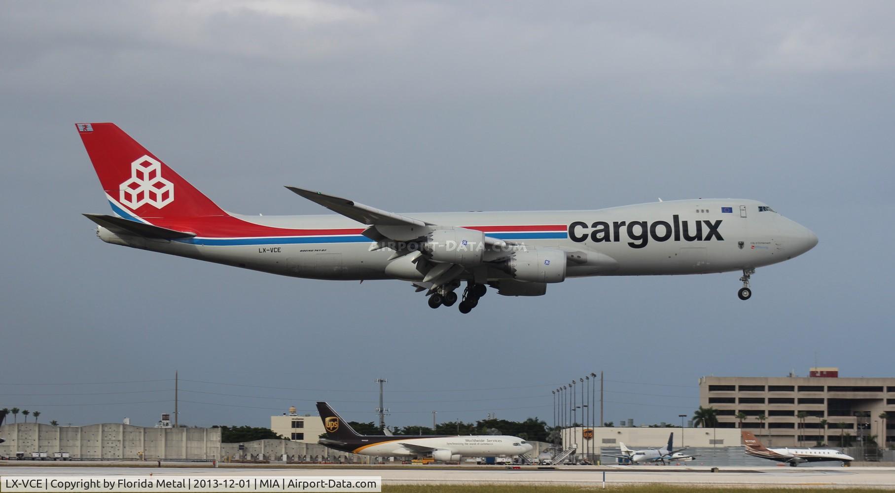 LX-VCE, 2012 Boeing 747-8R7F C/N 35810, Cargolux 747-800