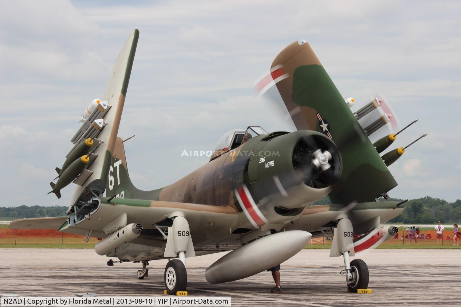 N2AD, 1947 Douglas AD-1 Skyraider C/N 09257/2085, AD-1 Skyraider