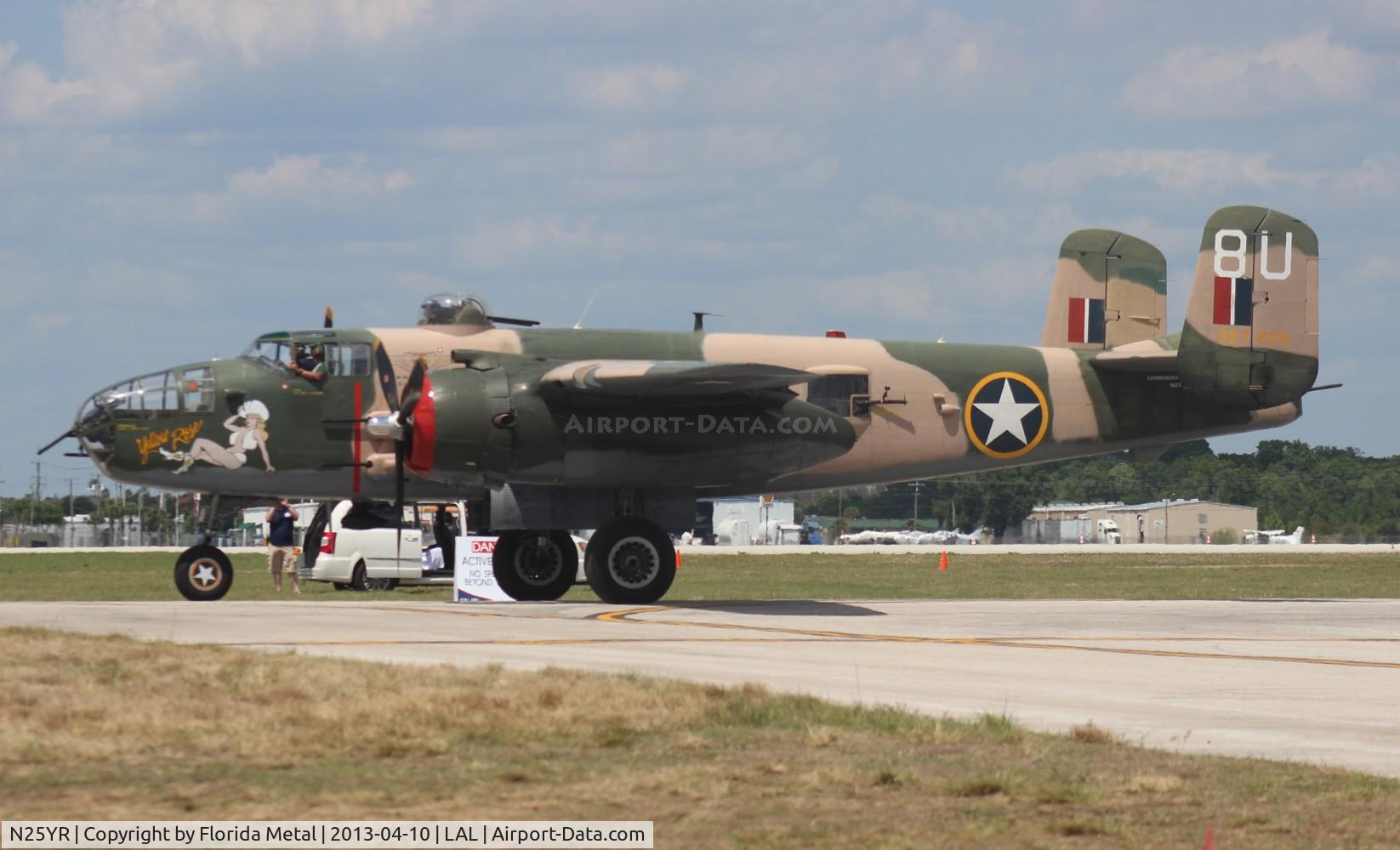 N25YR, 1943 North American TB-25N Mitchell C/N 108-34881, B-25N Yellow Rose