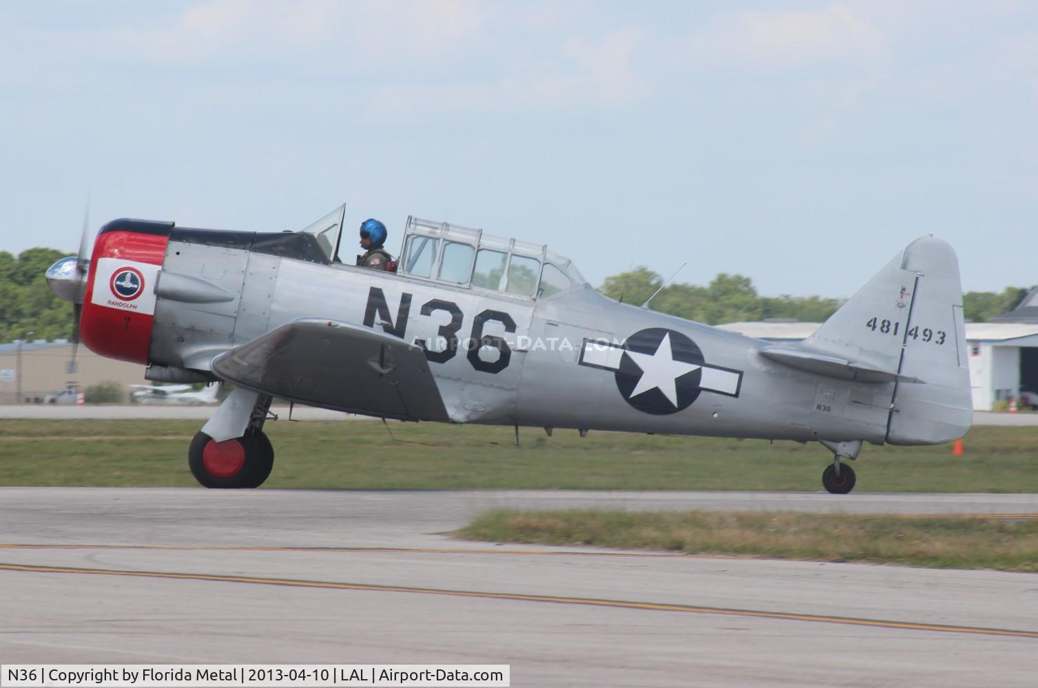 N36, 1944 North American AT-6F Texan C/N 121-42765, AT-6 Texan