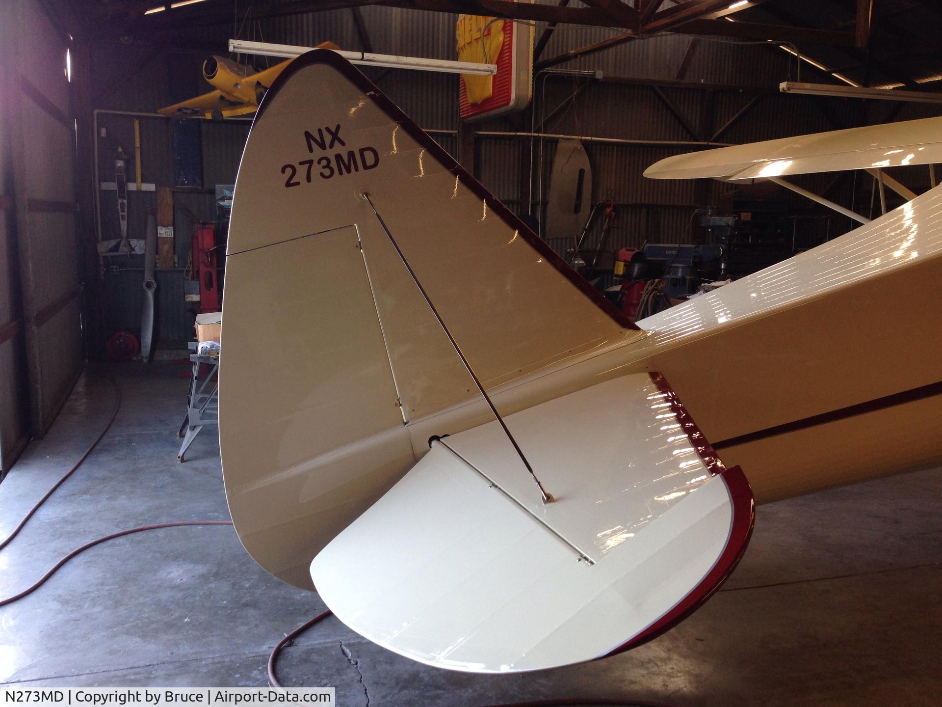 N273MD, 2008 Dickenson Howard DGA-21 (Replicate) C/N 001, Tail complete