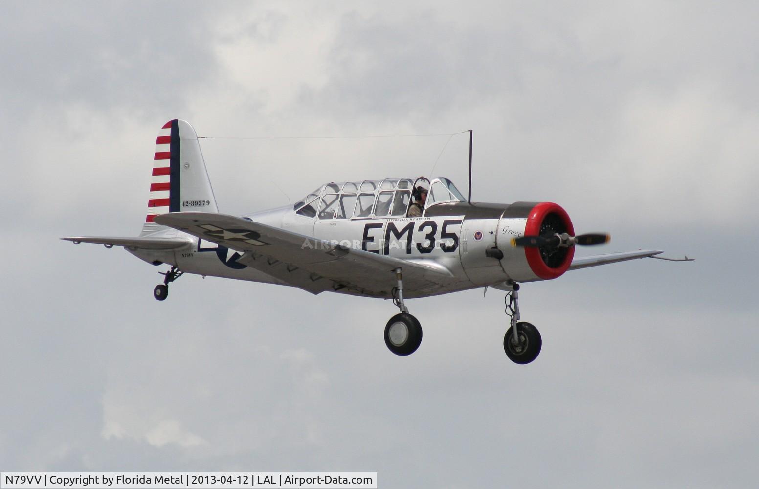 N79VV, 1942 Consolidated Vultee BT-13A C/N 11756, Vultee BT-13A