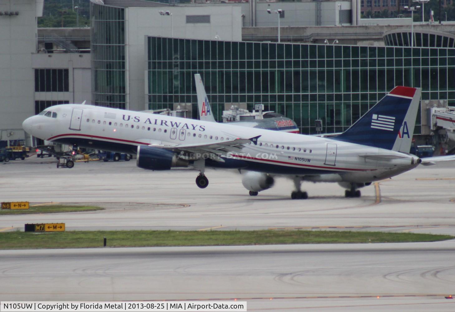 N105UW, 1999 Airbus A320-214 C/N 0868, US Airways A320