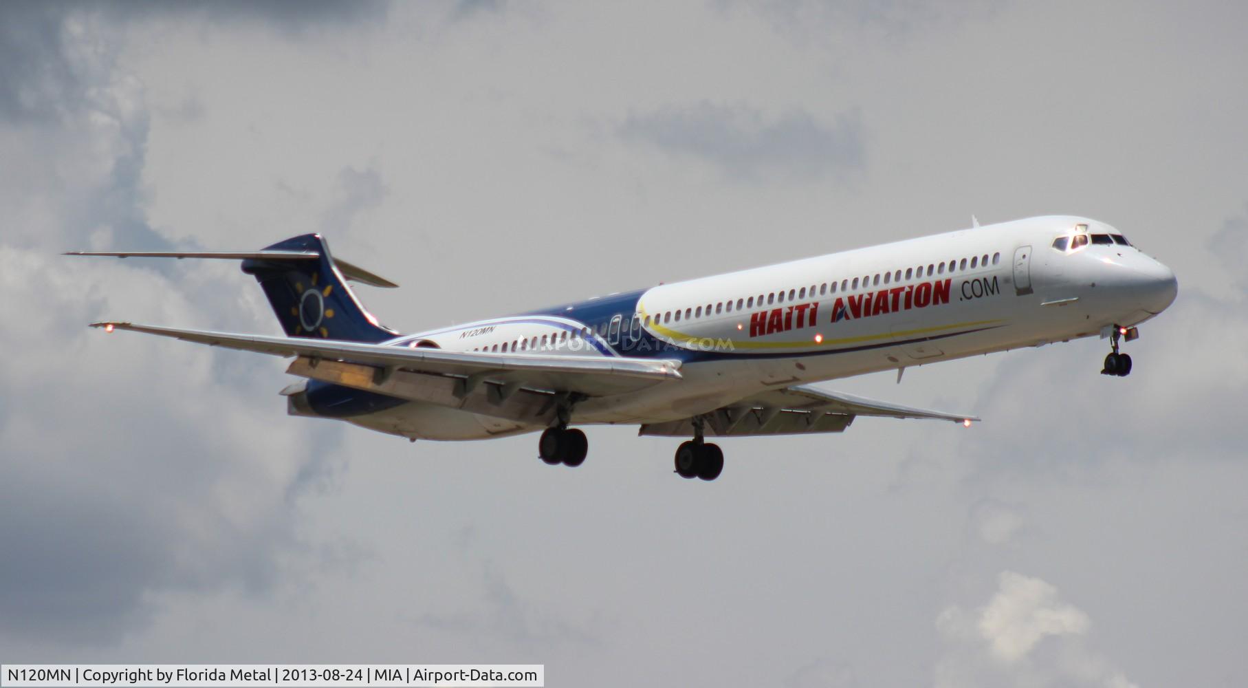 N120MN, 1992 McDonnell Douglas MD-83 C/N 53120, Haiti Aviation MD-83