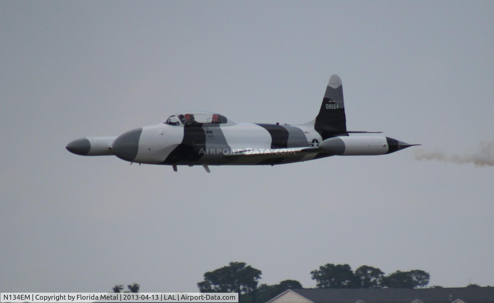 N134EM, Canadair CT-133 Silver Star 3 (CL-30) C/N T33-564, T-33 Black Diamond Jet Team