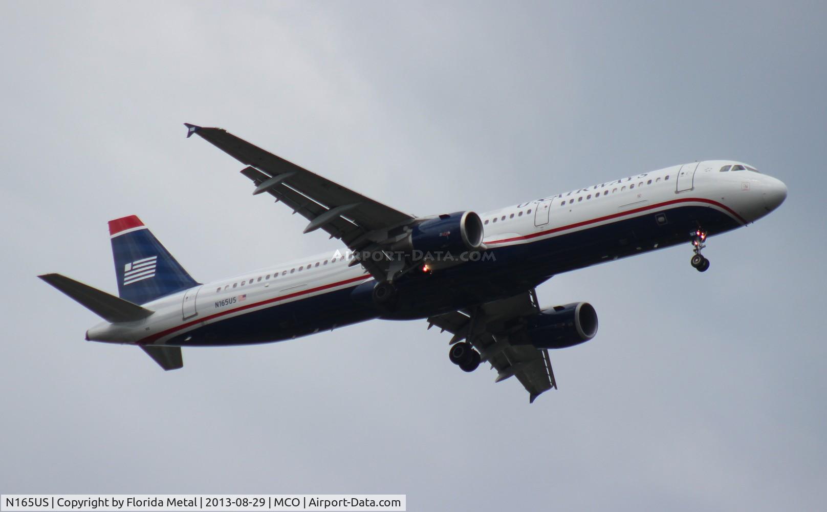 N165US, 2001 Airbus A321-211 C/N 1431, US Airways A321