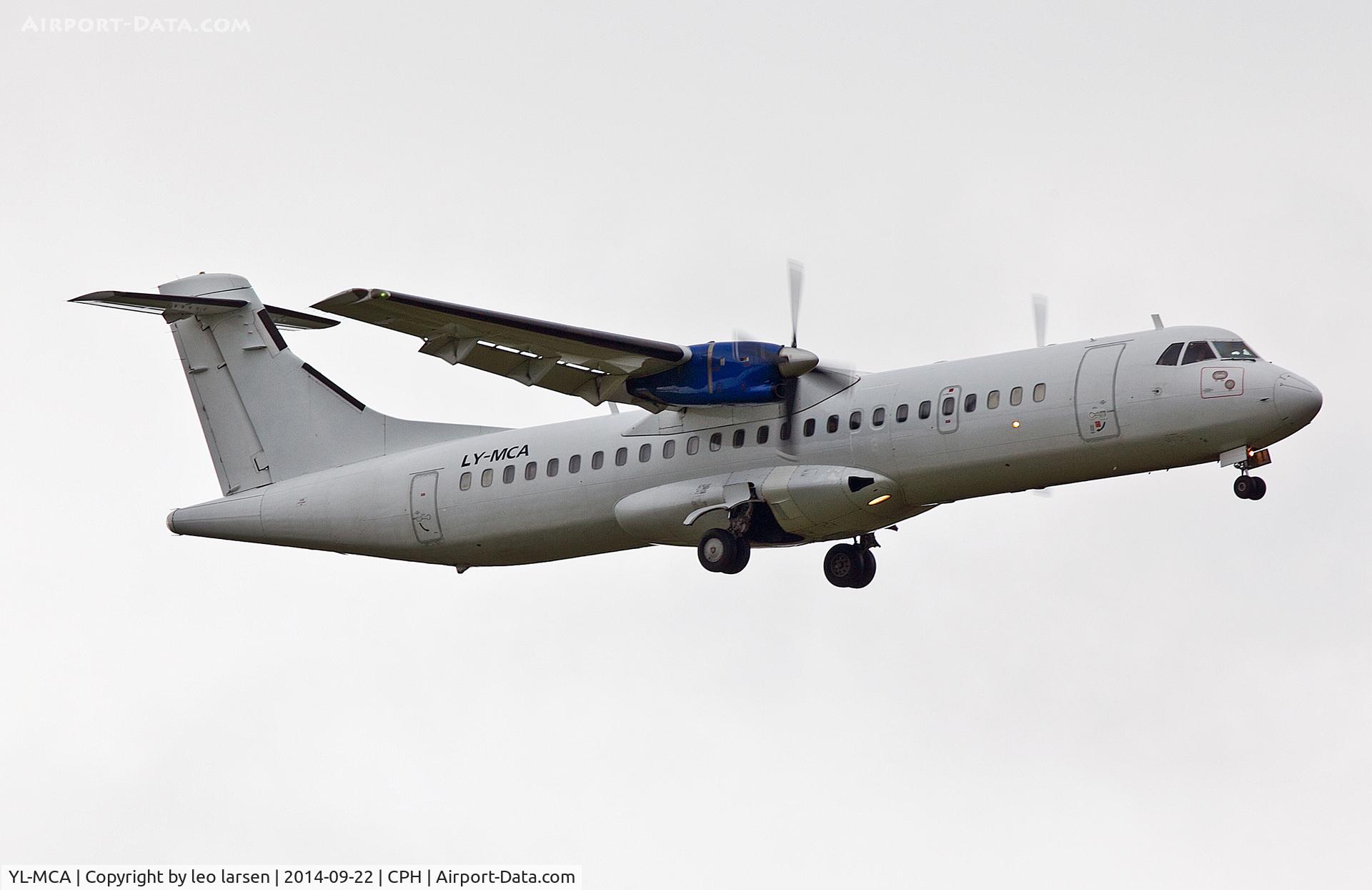 YL-MCA, 1991 ATR 72-201 C/N 212, Copenhagen Kastrup 22.9.14