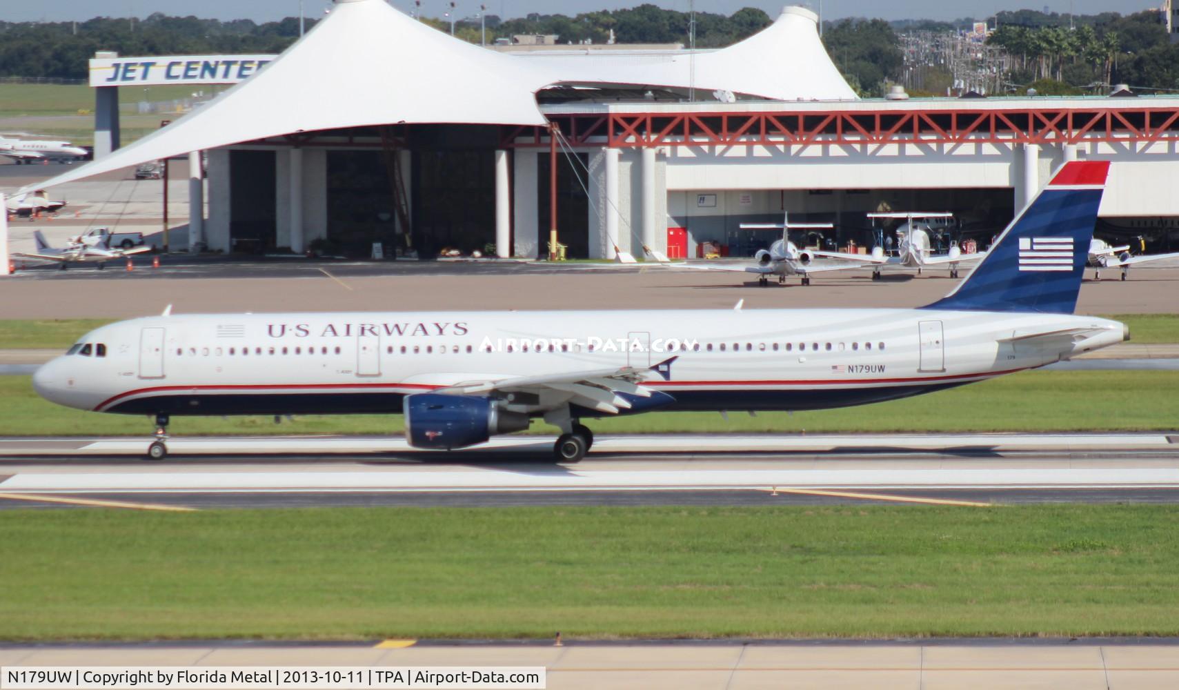 N179UW, 2001 Airbus A321-211 C/N 1521, USAirways A321