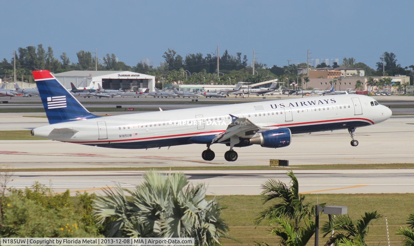 N185UW, 2002 Airbus A321-211 C/N 1666, USAirways A321