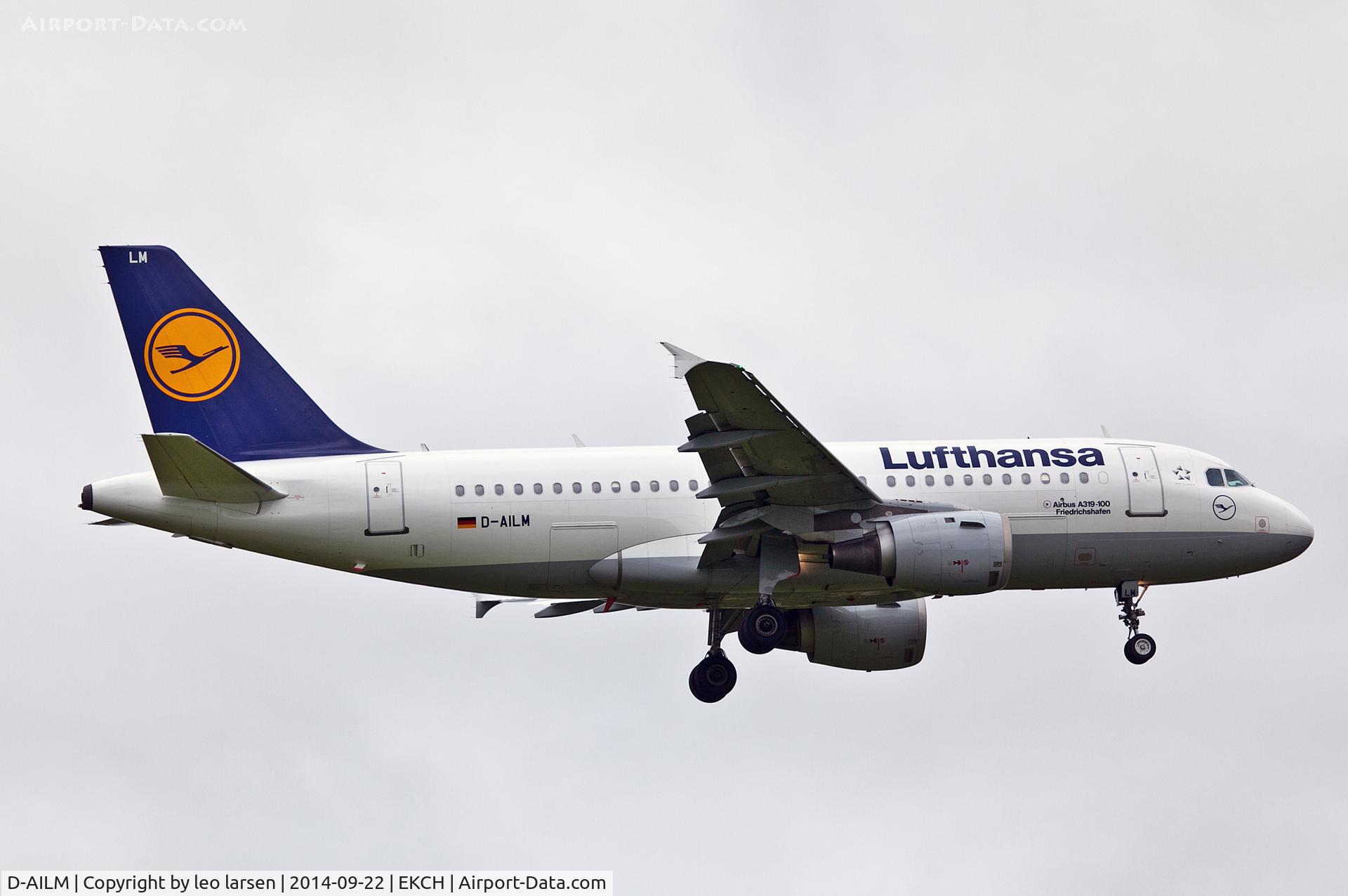 D-AILM, 1997 Airbus A319-114 C/N 694, Copenhagen Kastrup