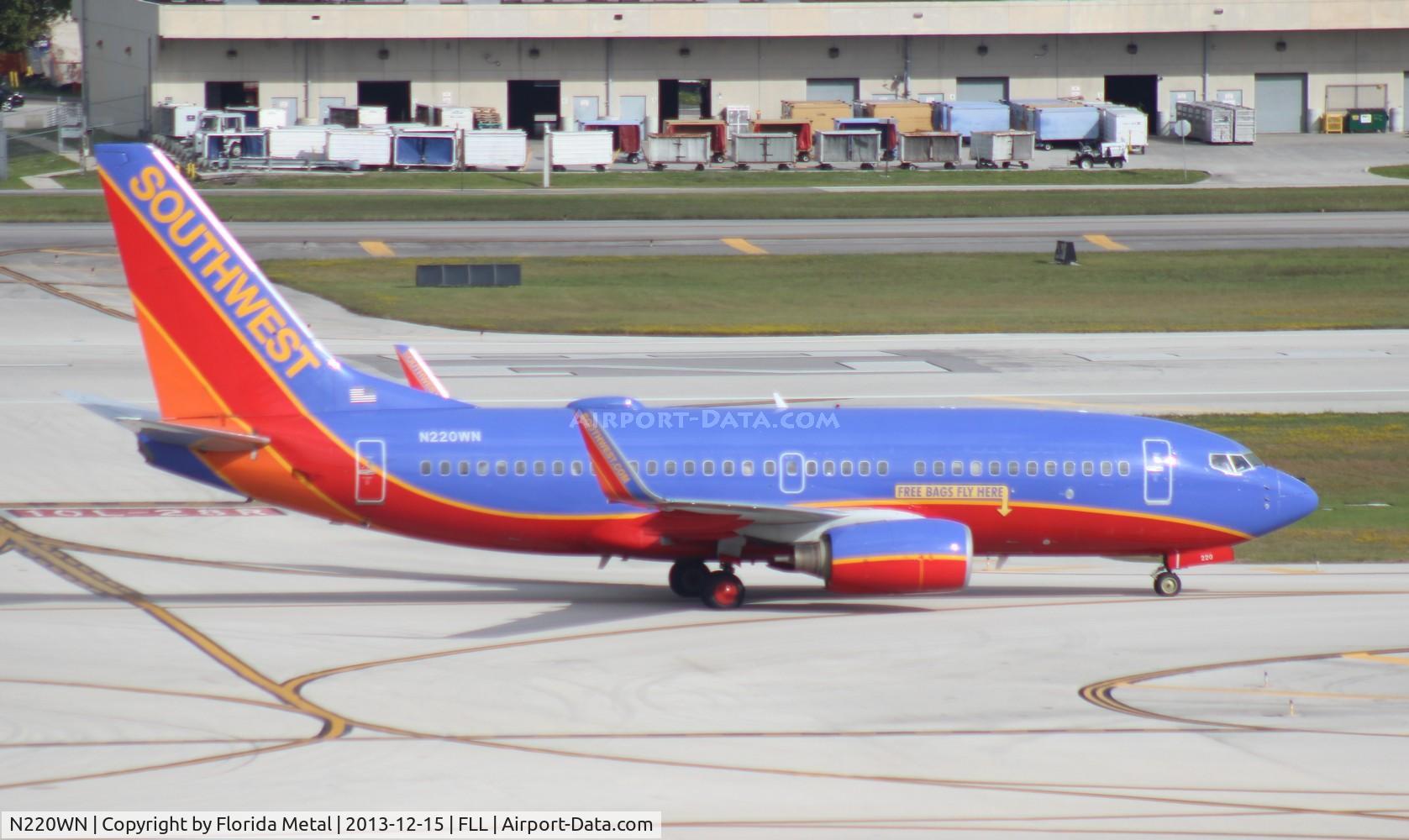 N220WN, 2005 Boeing 737-7H4 C/N 32491, Southwest