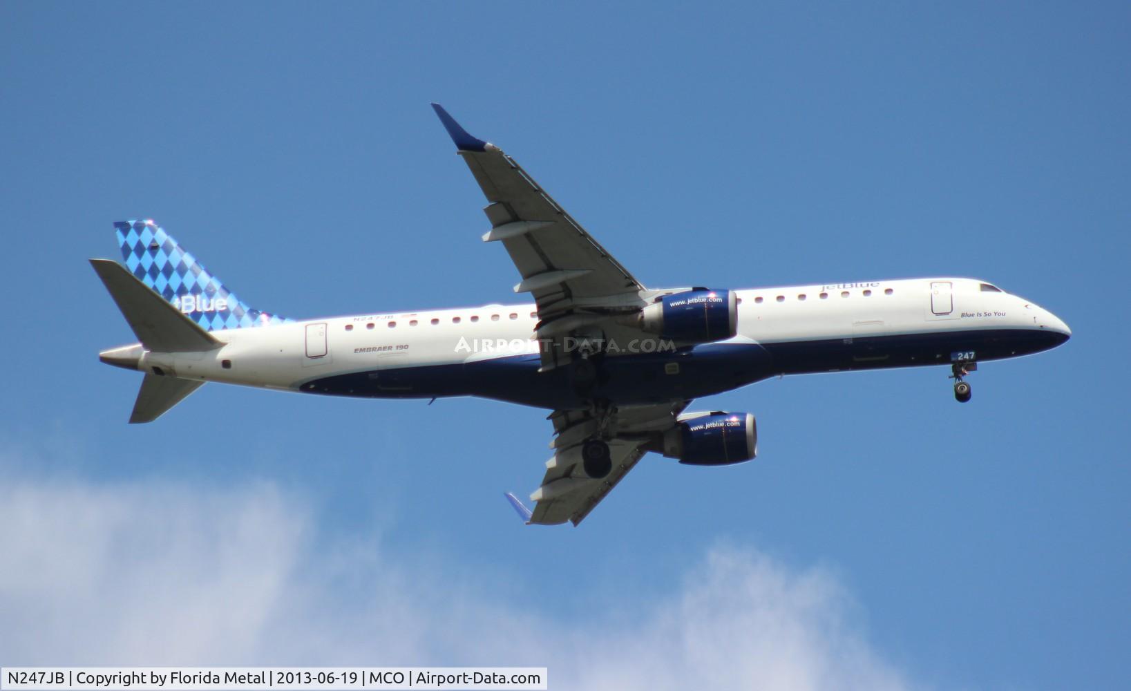 N247JB, 2006 Embraer 190AR (ERJ-190-100IGW) C/N 19000042, Jet Blue