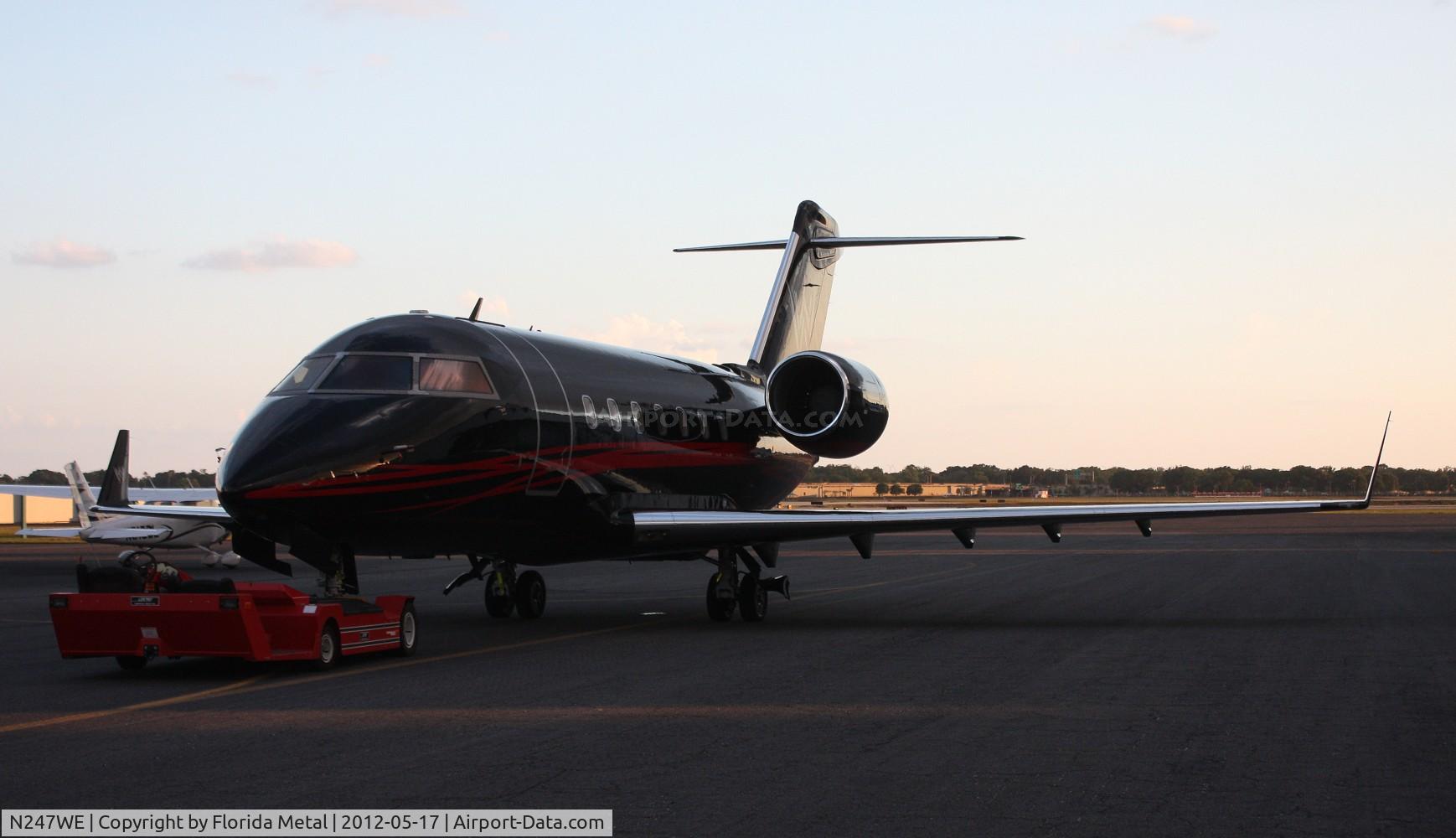 N247WE, 1998 Canadair Challenger 604 (CL-600-2B16) C/N 5369, World Wrestling Entertainment Challenger