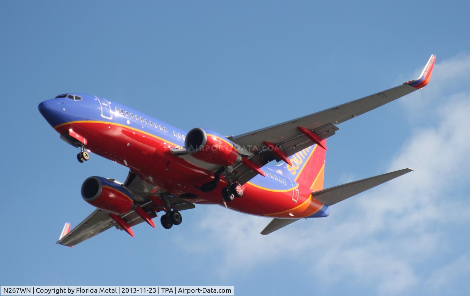 N267WN, 2007 Boeing 737-7H4 C/N 32525, Southwest