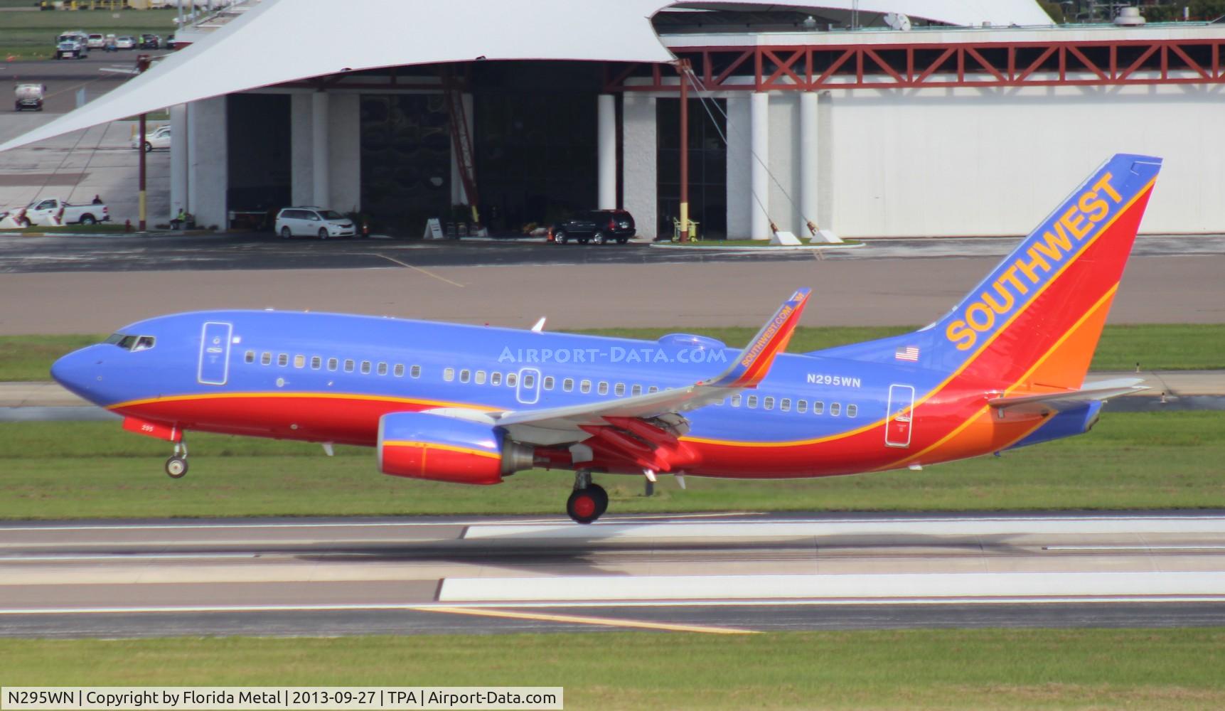 N295WN, 2007 Boeing 737-7H4 C/N 32541, Southwest