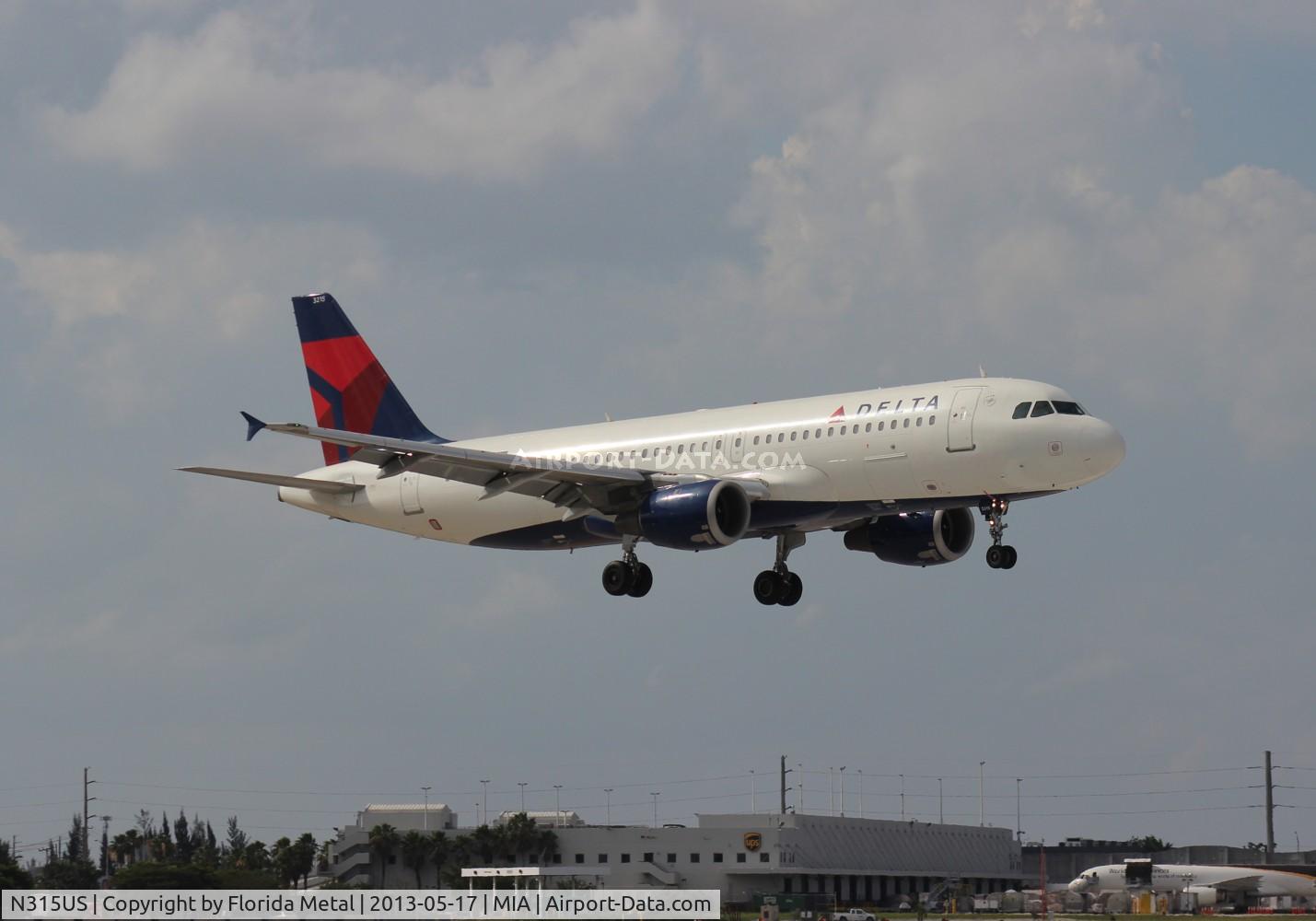 N315US, 1991 Airbus A320-211 C/N 171, Delta A320