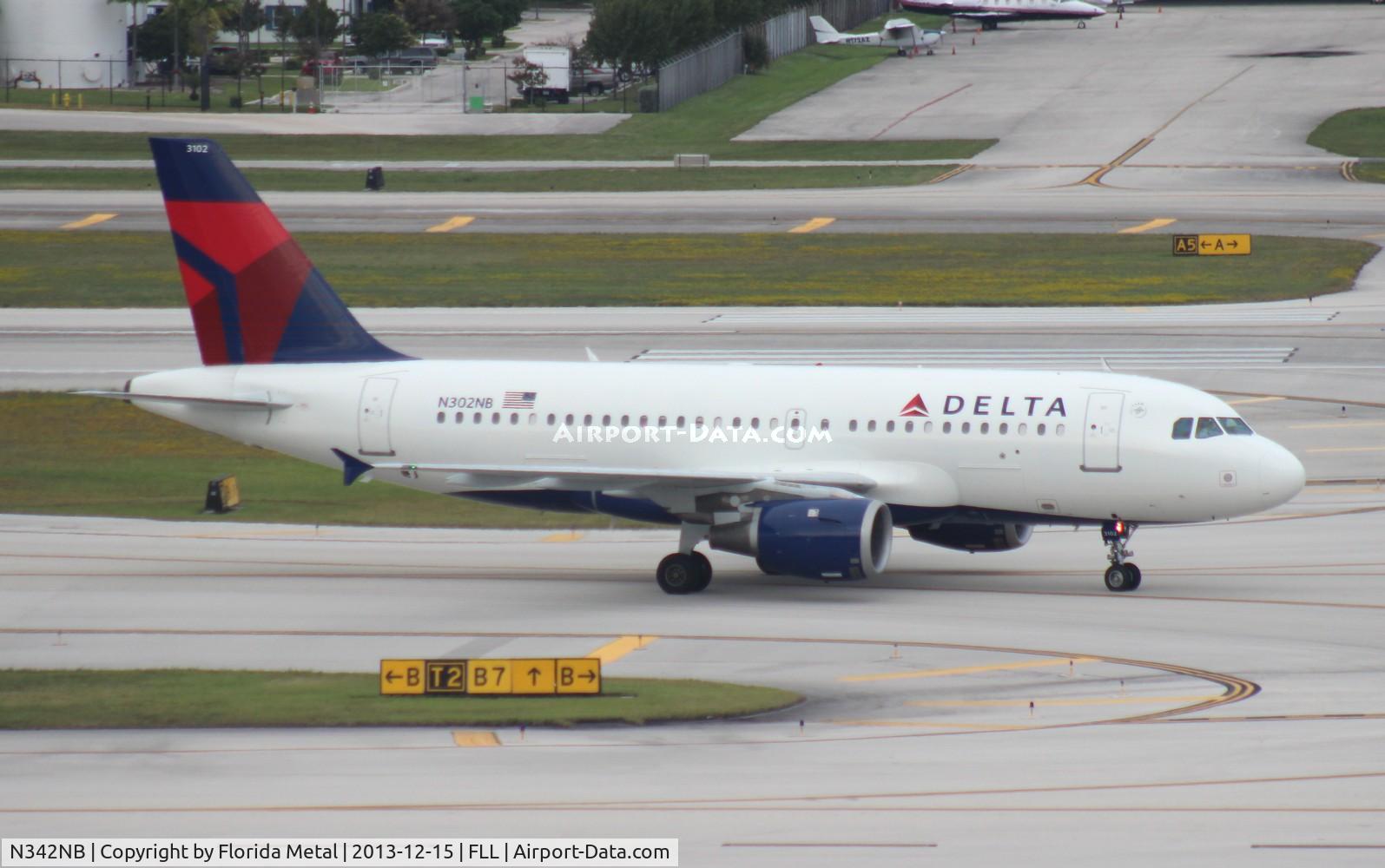 N342NB, 2002 Airbus A319-114 C/N 1746, Delta A319