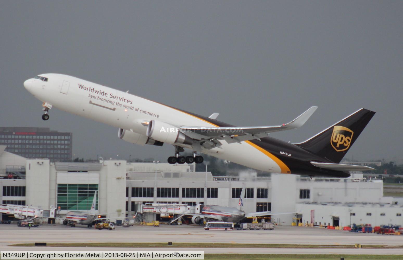 N349UP, 2012 Boeing 767-34AF/ER C/N 37947, UPS 767-300