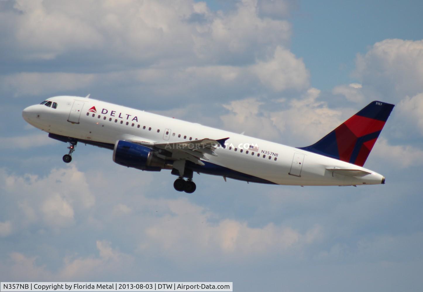 N357NB, 2002 Airbus A319-114 C/N 1875, Delta A319