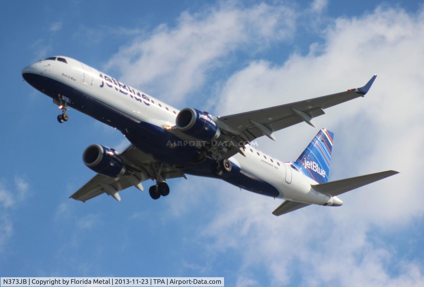 N373JB, 2013 Embraer ERJ-190-100 IGW C/N 19000624, Jet Blue E190