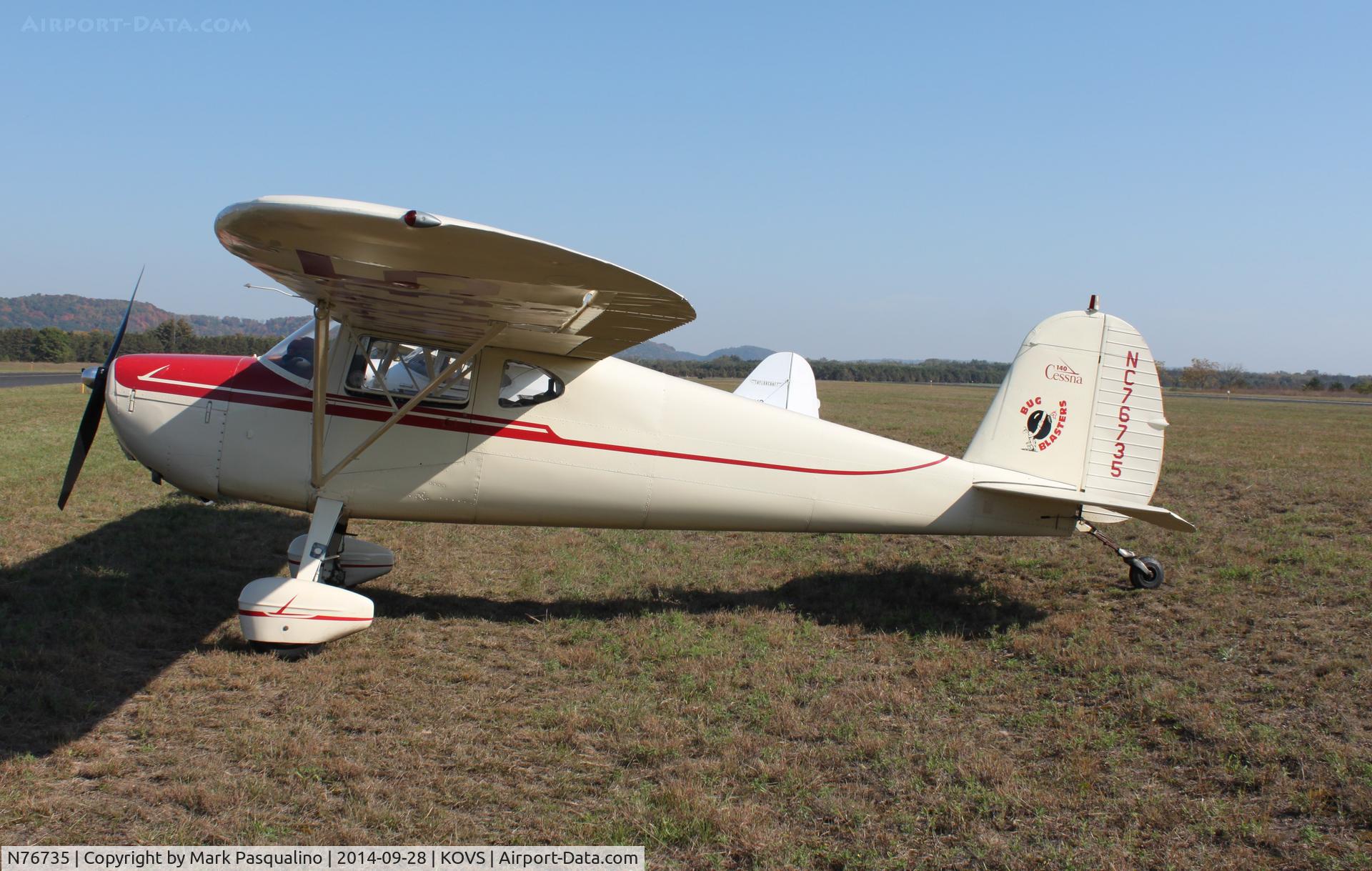 N76735, 1946 Cessna 140 C/N 11167, Cessna 140
