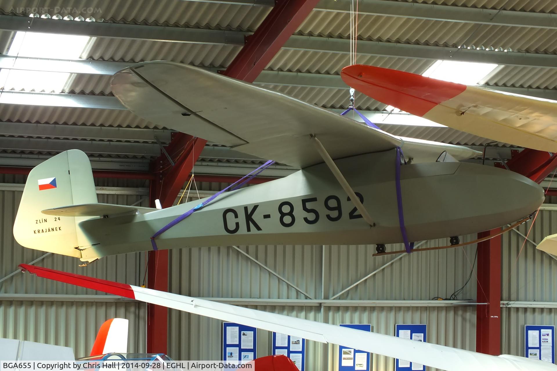 BGA655, Zlin Z-24 Krajanek C/N 101, Gliding Heritage Centre, Lasham