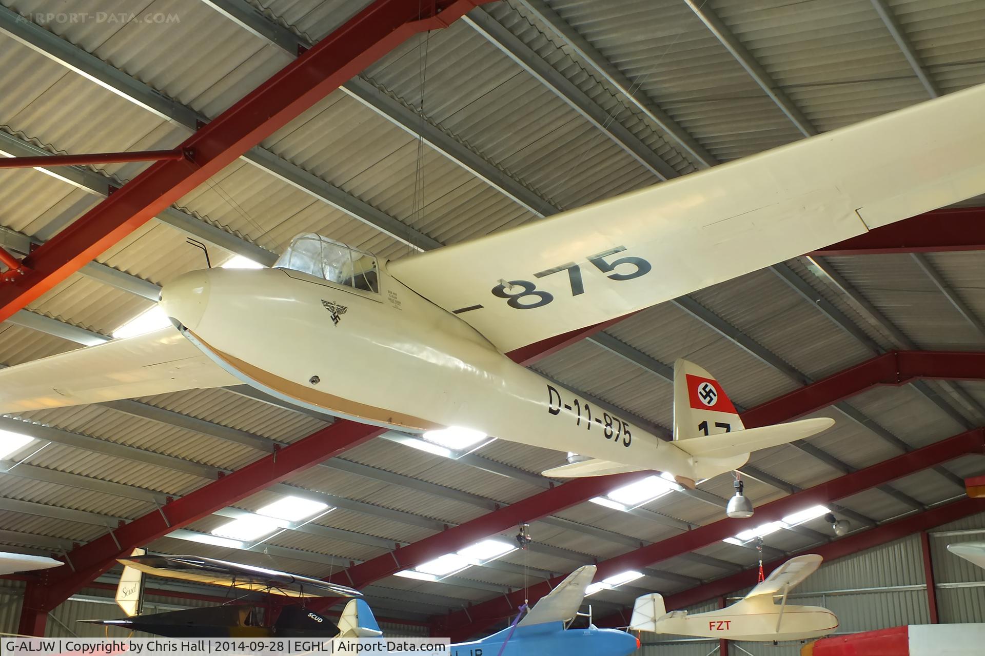 G-ALJW, DFS Weihe C/N 000348, Gliding Heritage Centre, Lasham