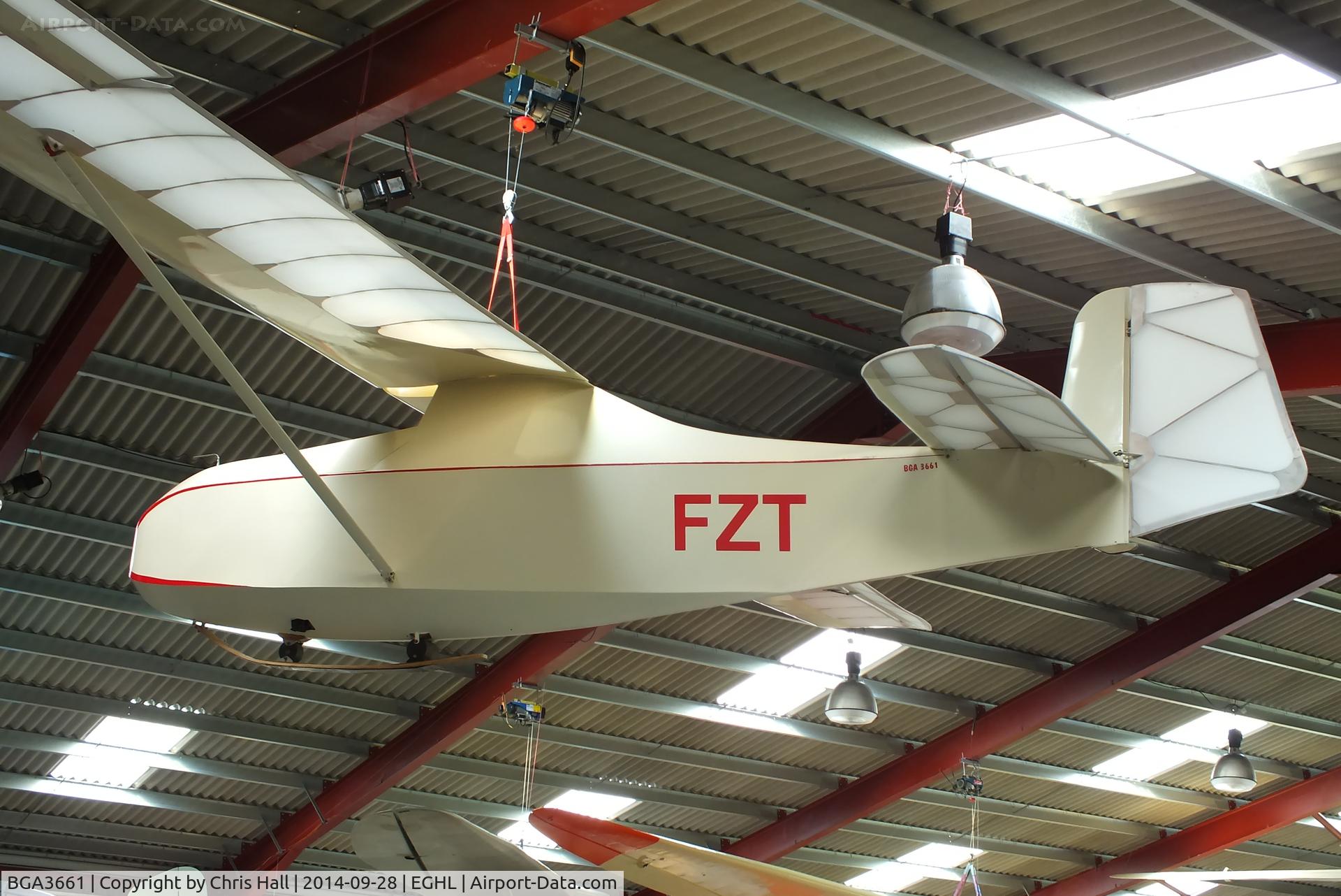 BGA3661, 1989 Hutter HU-17 C/N JL1, Gliding Heritage Centre, Lasham