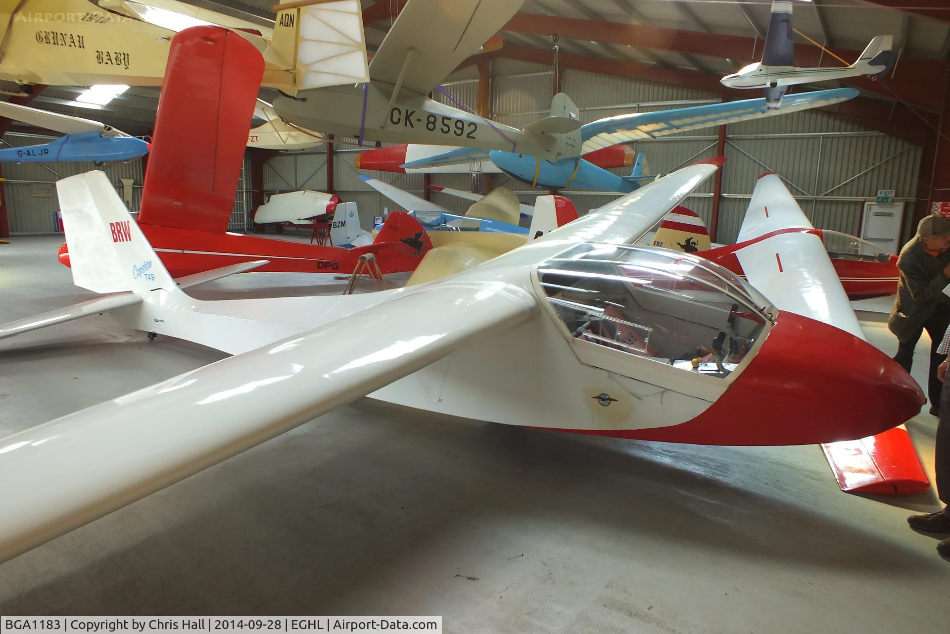 BGA1183, 1964 Slingsby T-49B Capstan C/N 1413, Gliding Heritage Centre, Lasham
