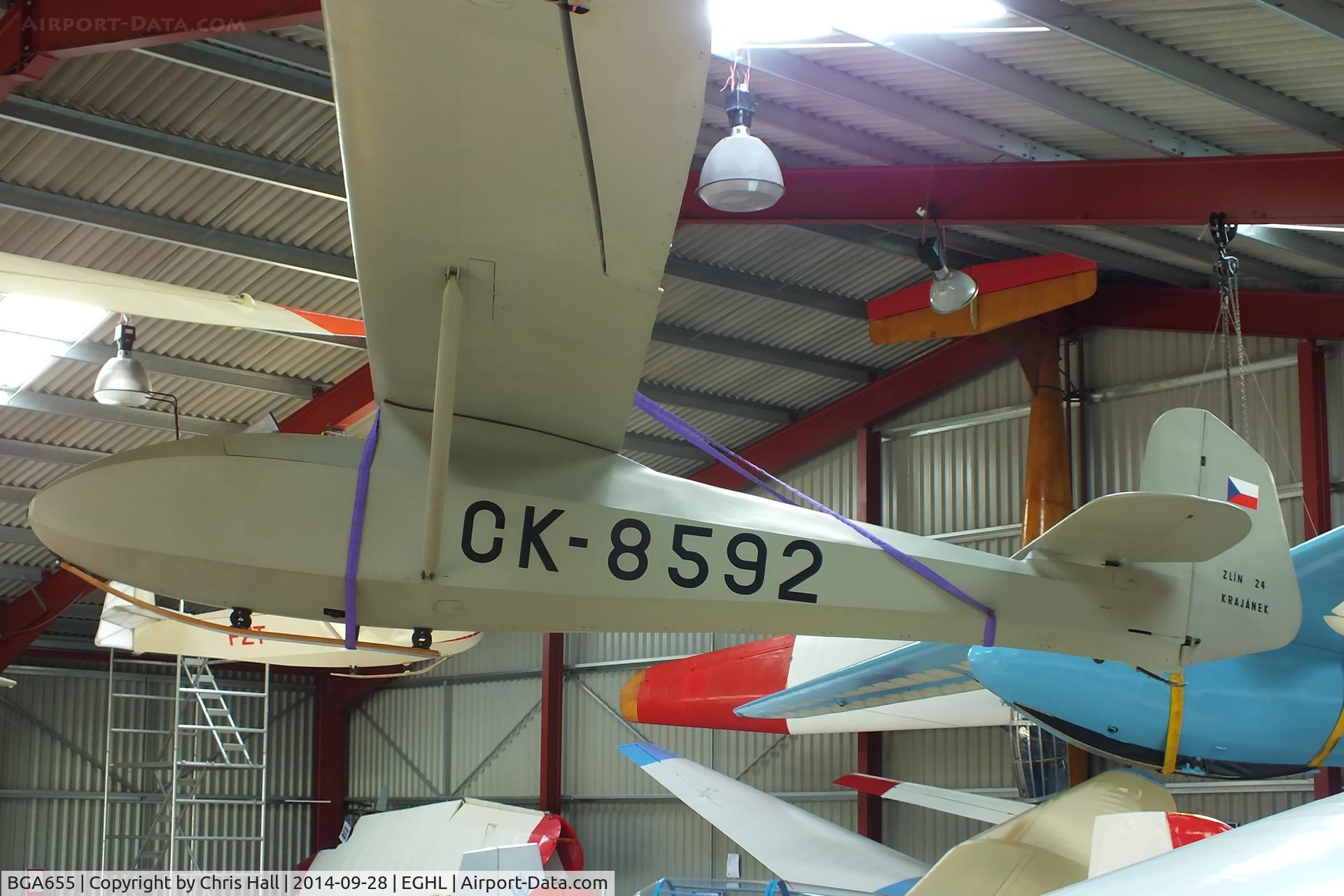 BGA655, Zlin Z-24 Krajanek C/N 101, Gliding Heritage Centre, Lasham