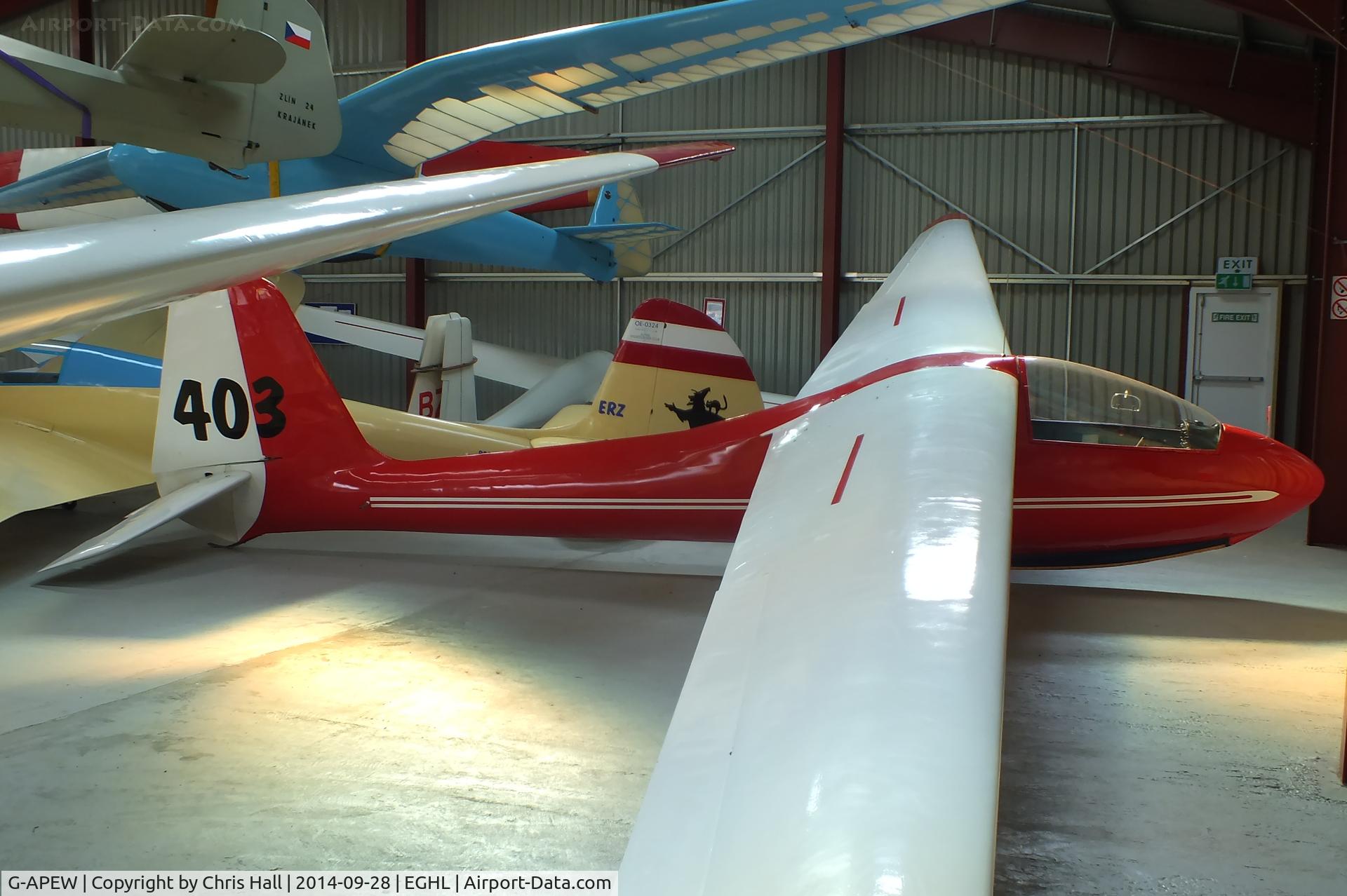 G-APEW, Elliots Of Newbury EON OLYMPIA 403 C/N EON/4/001, Gliding Heritage Centre, Lasham