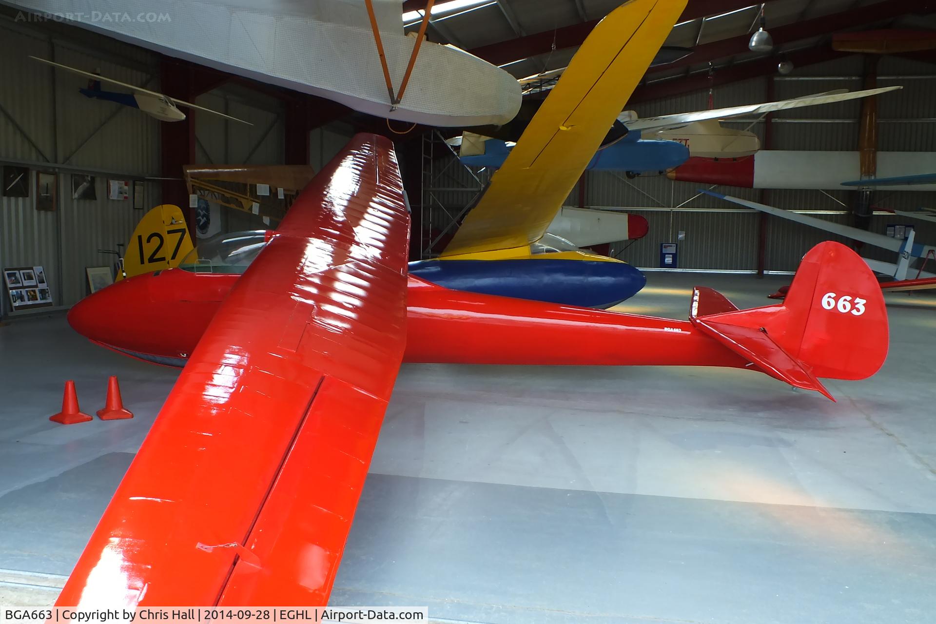 BGA663, Slingsby T-26 Kite 2 C/N 727, Gliding Heritage Centre, Lasham
