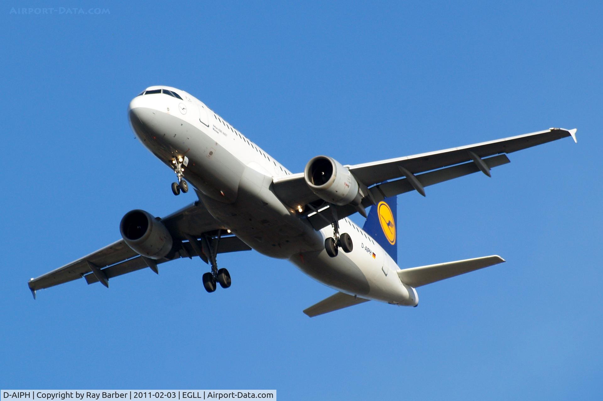D-AIPH, 1989 Airbus A320-211 C/N 0086, Airbus A320-211 [0086] (Lufthansa) Home~G 03/02/2011