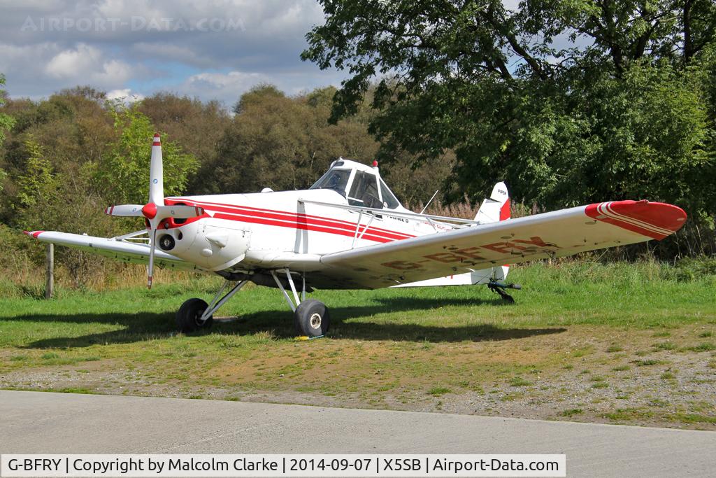 G-BFRY, 1974 Piper PA-25-260 Pawnee C/N 25-7405789, Piper PA-25-260 Pawnee, Sutton Bank North Yorkshire, September 7th 2014.