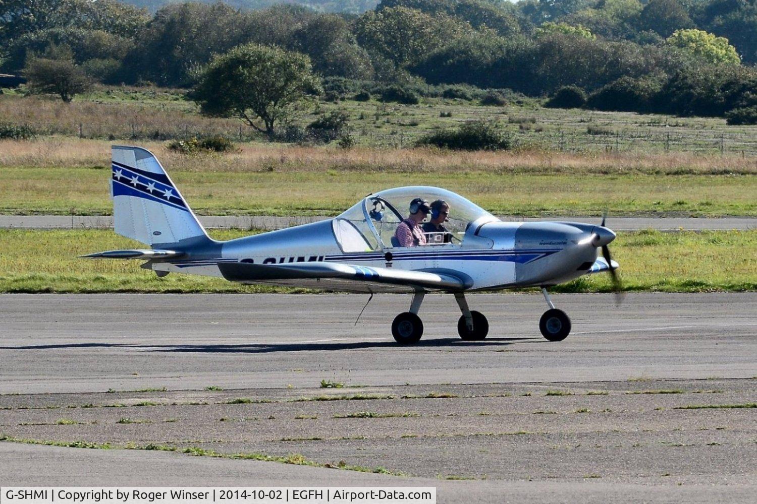 G-SHMI, 2007 Aerotechnik EV-97 TeamEurostar UK C/N 3013, Visiting EV-97 taxying prior to departure.