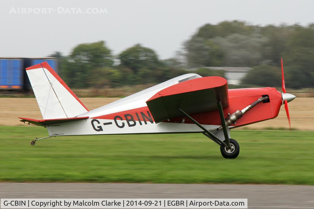 G-CBIN, 2002 Team Mini-Max 91 C/N PFA 186-13111, Team Mini-Max 91 at the Real Aeroplane Club's Helicopter Fly-In, Breighton Airfield, North Yorkshire, September 21st 2014.